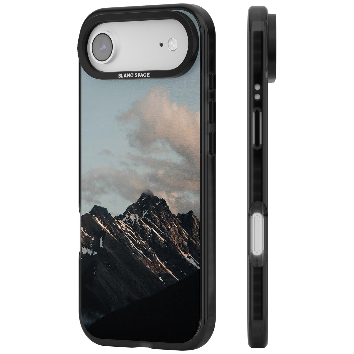 Twilight Mountain iPhone Air Impact Black Phone Case side