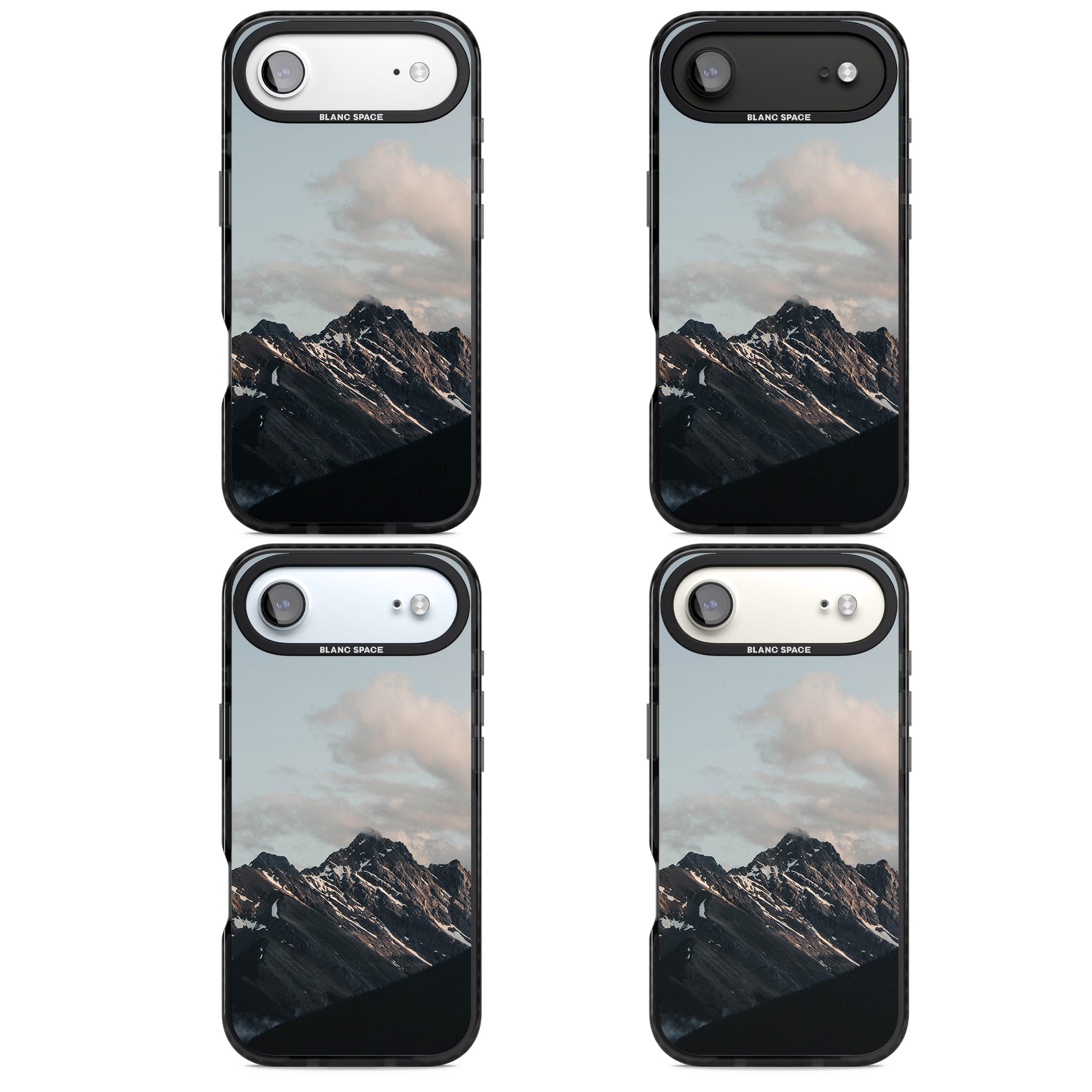 Twilight Mountain iPhone 17 Air Impact Black Phone Case APT Impact Protection