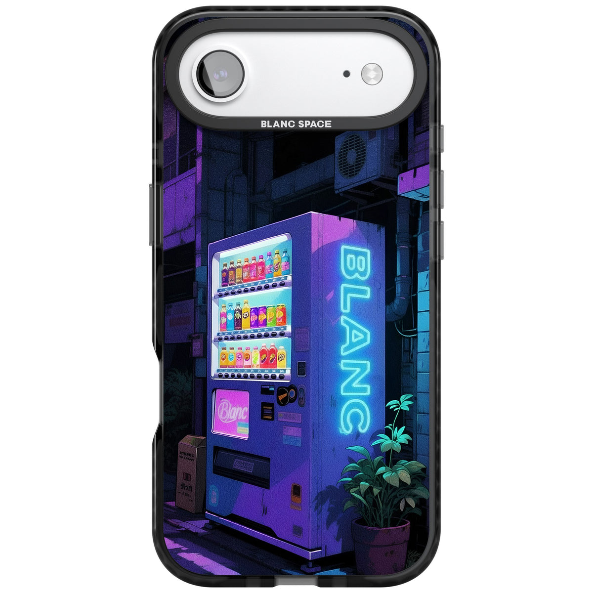 Shibuya Glow iPhone Air Impact Black Phone Case front