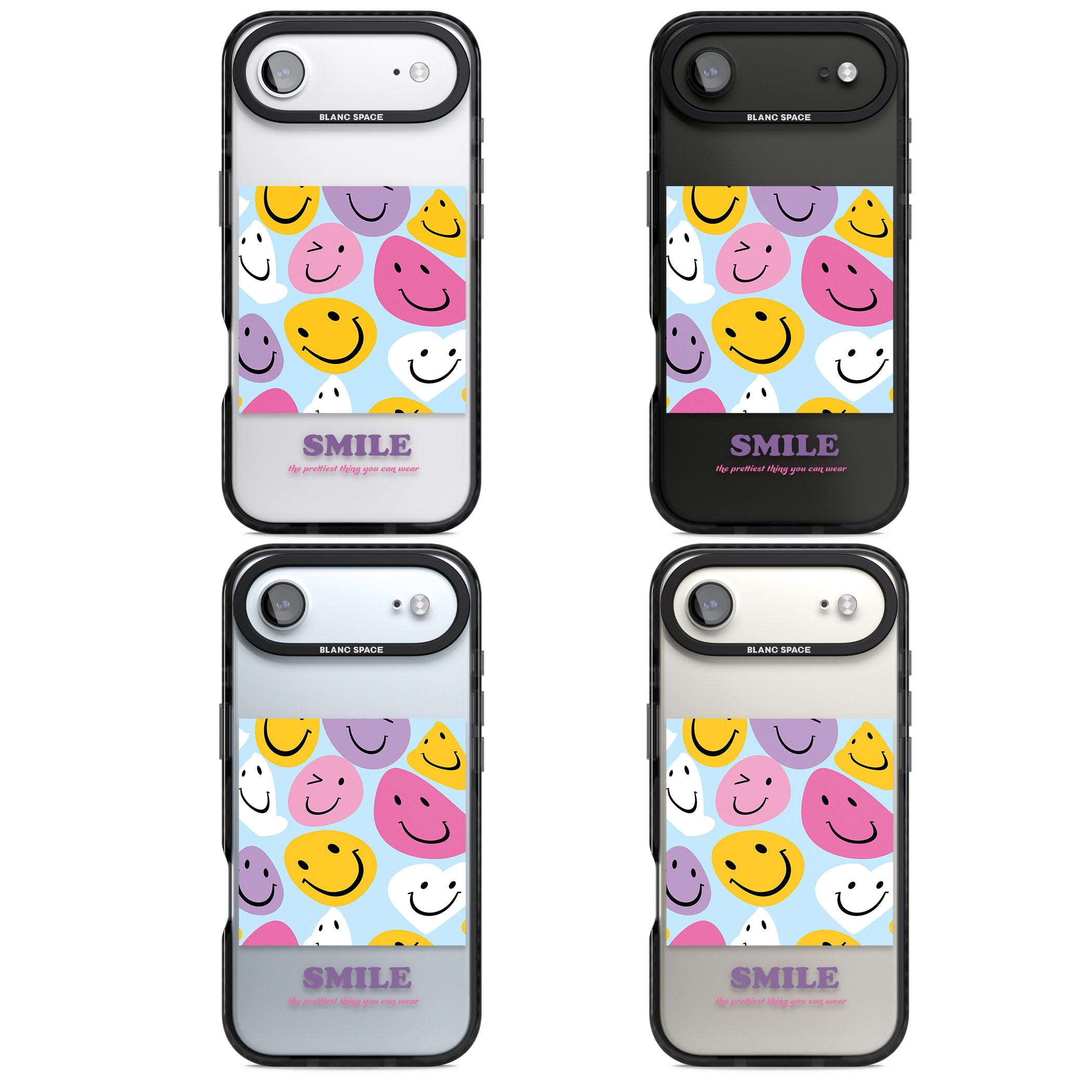 A Smile iPhone 17 Air Impact Black Phone Case APT Impact Protection