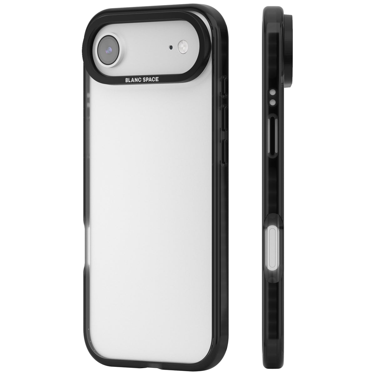 Clear Black Impact iPhone Air Impact Black Phone Case side