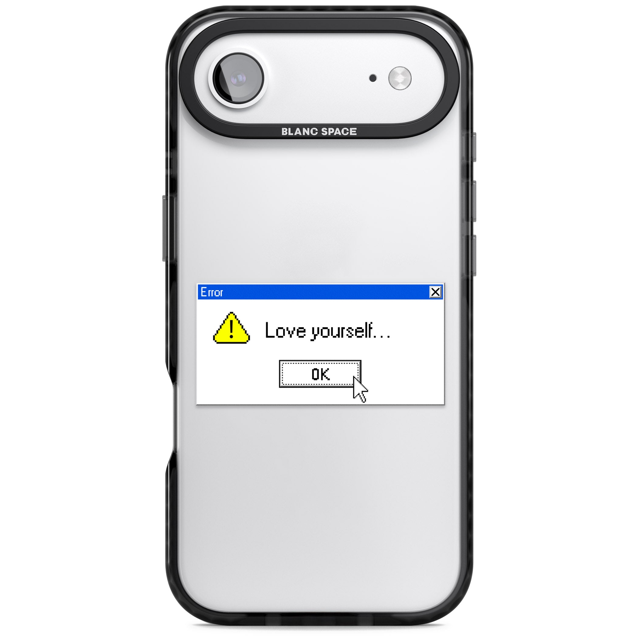 Love Yourself Exe iPhone 17 Air Impact Black Phone Case