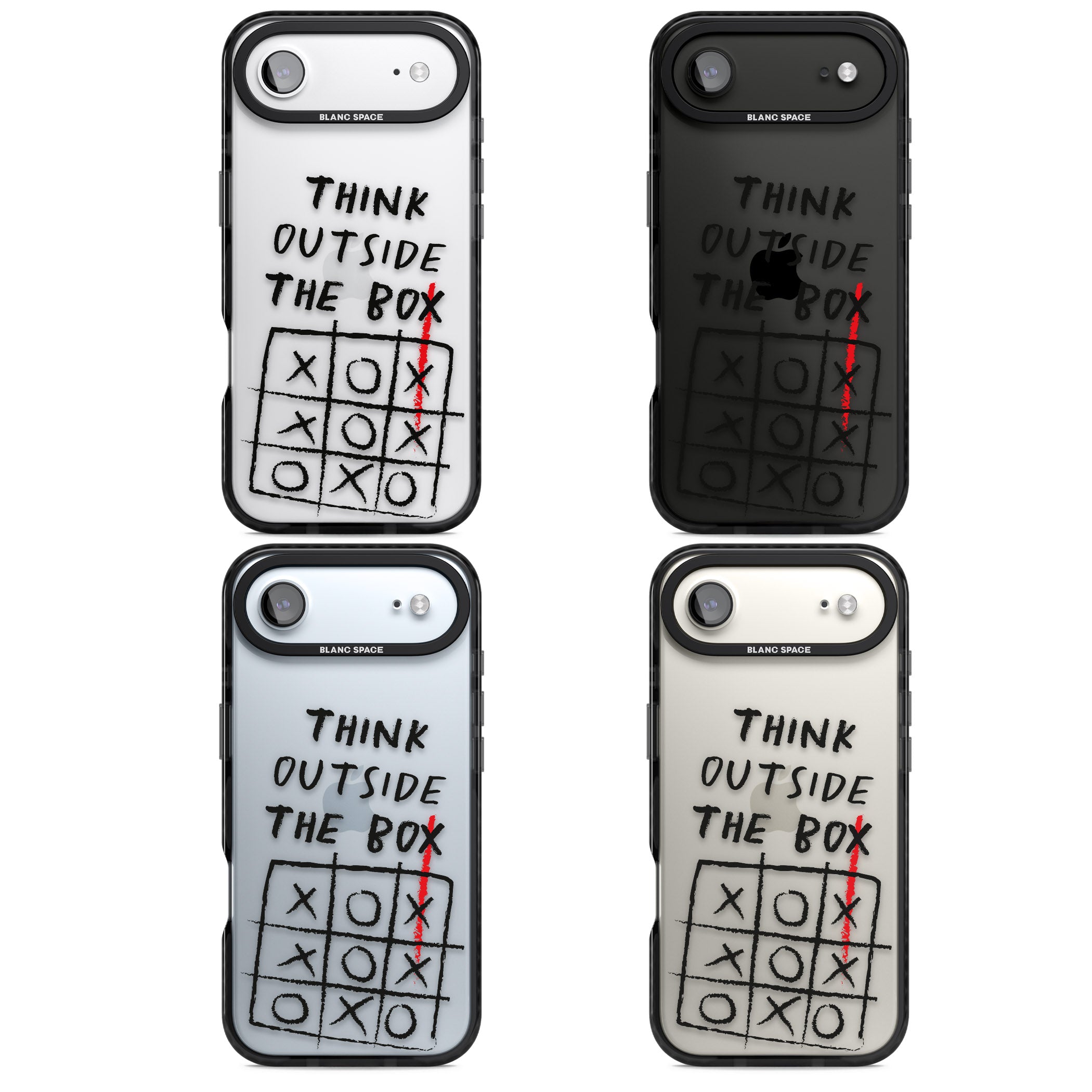 Think Outside The Box iPhone 17 Air Impact Black Phone Case APT Impact Protection