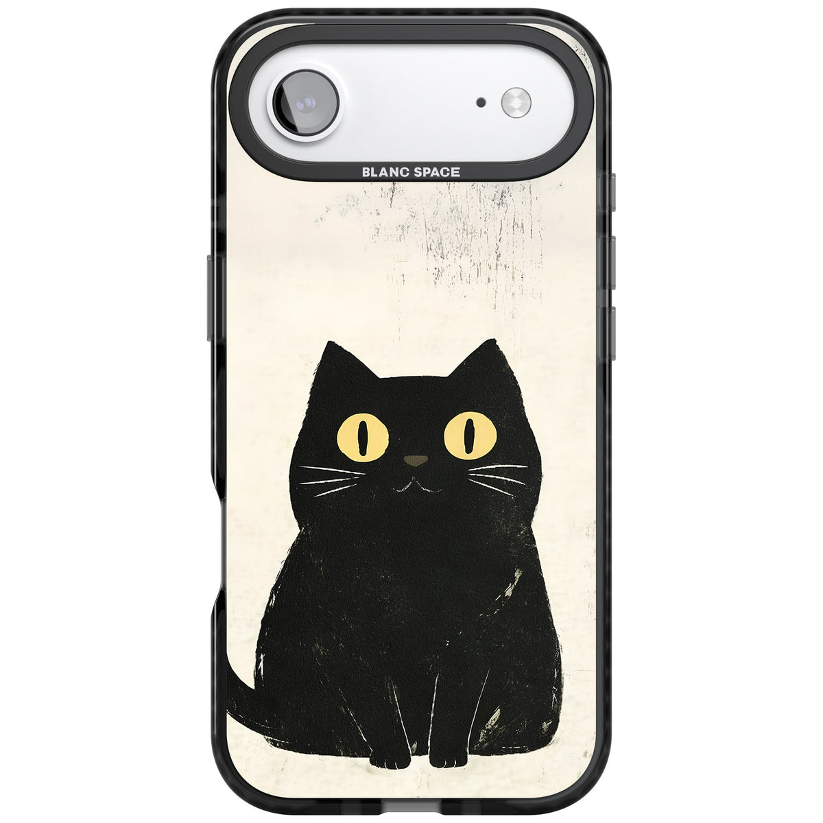 Midnight Whiskers iPhone Air Impact Black Phone Case front