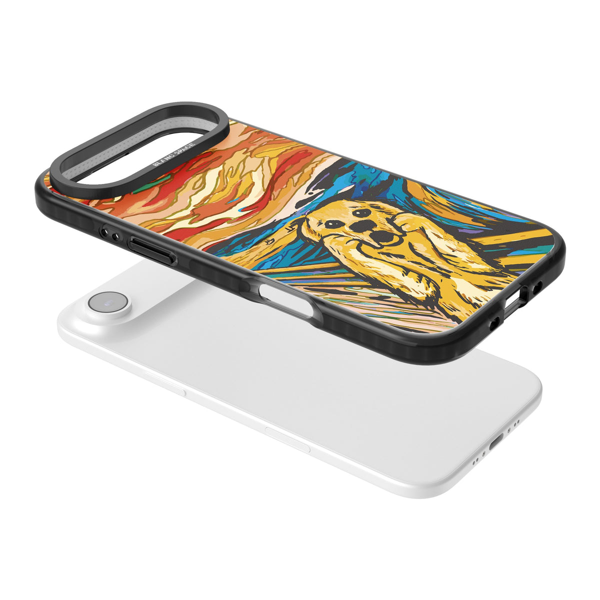 The Bark iPhone Air Impact Black Phone Case angled
