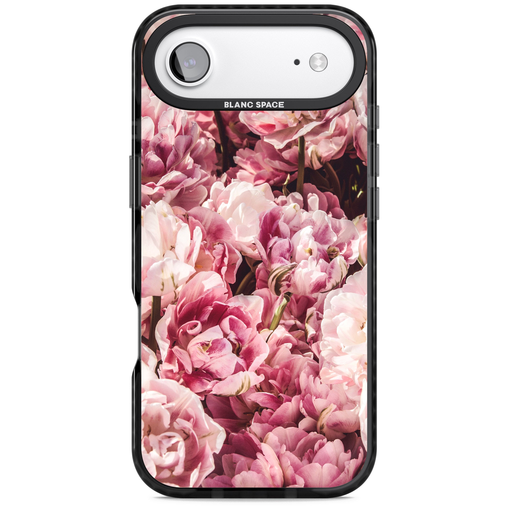 Petal Blush iPhone 17 Air Impact Black Phone Case