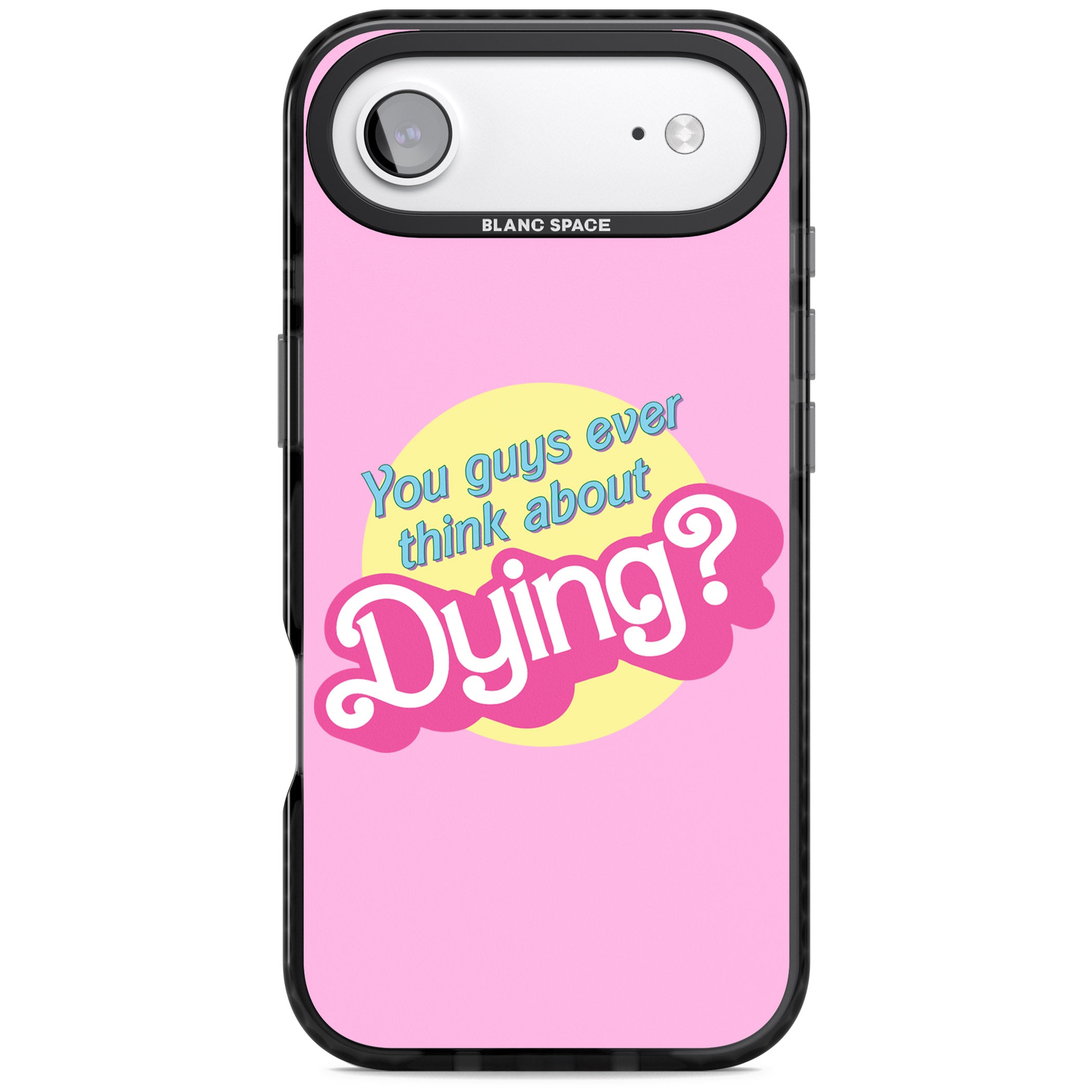 Ever Think About Dying? iPhone 17 Air Impact Black Phone Case