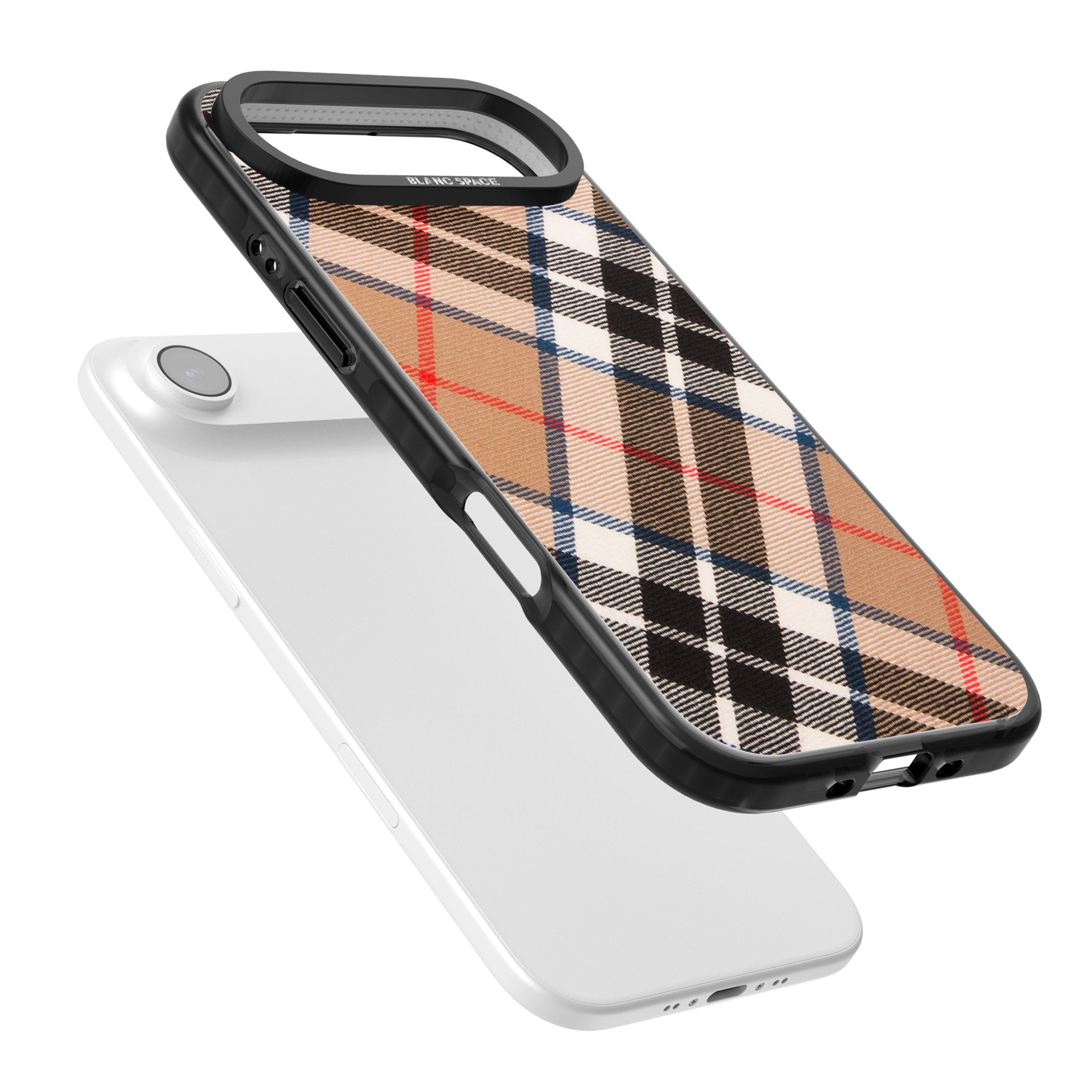 Haymarket Check iPhone 17 Air Impact Black Phone Case Colours