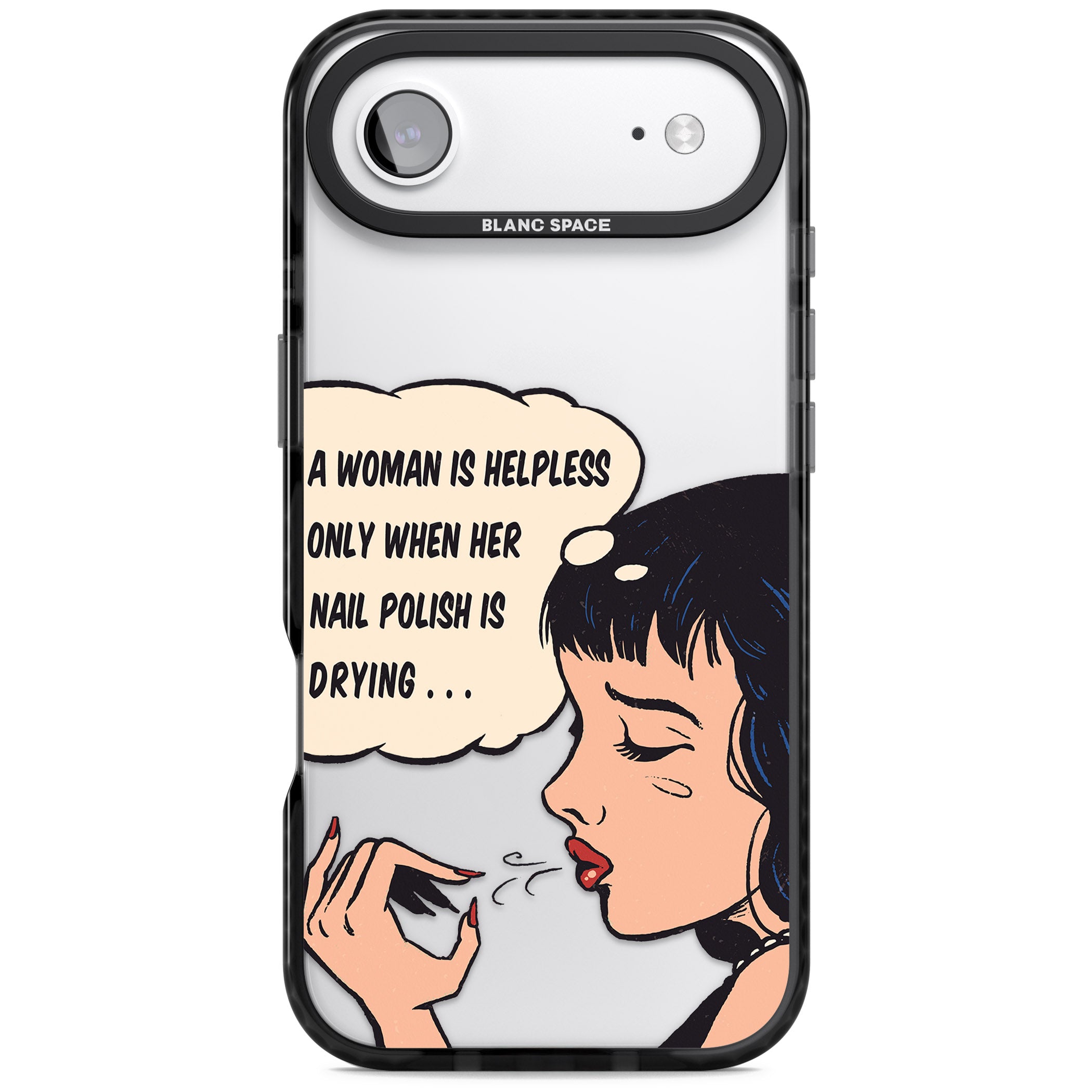 Drying Nails Pop Art iPhone 17 Air Impact Black Phone Case