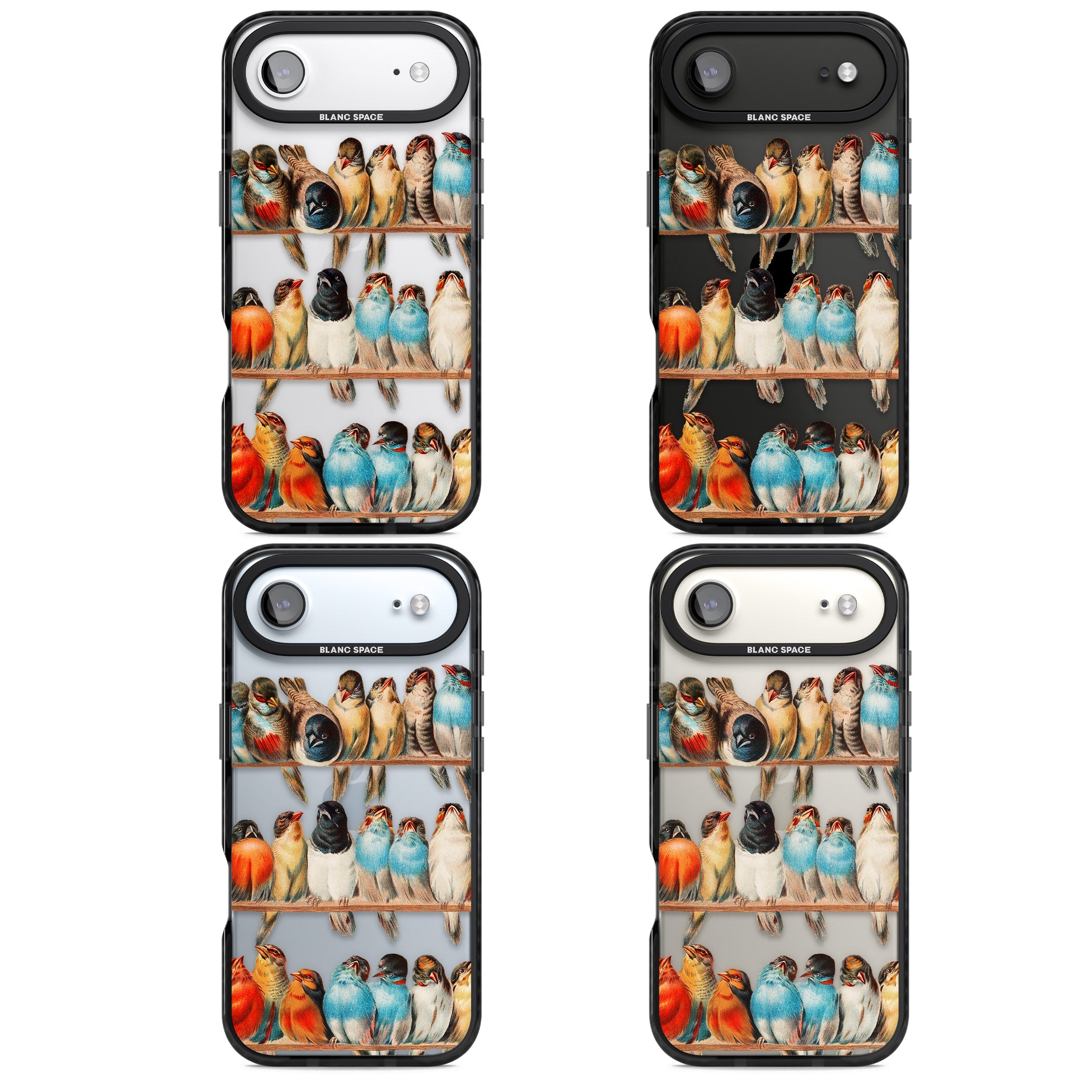 A Perch Of Birds iPhone 17 Air Impact Black Phone Case APT Impact Protection