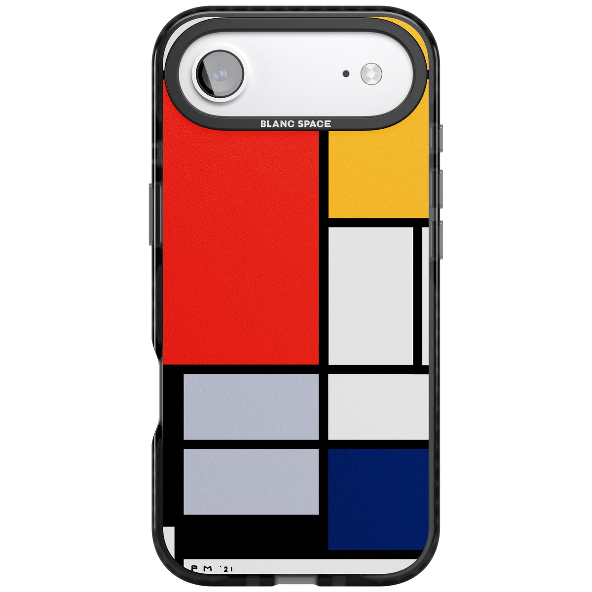 Piet Mondrian's Composition iPhone Air Impact Black Phone Case front