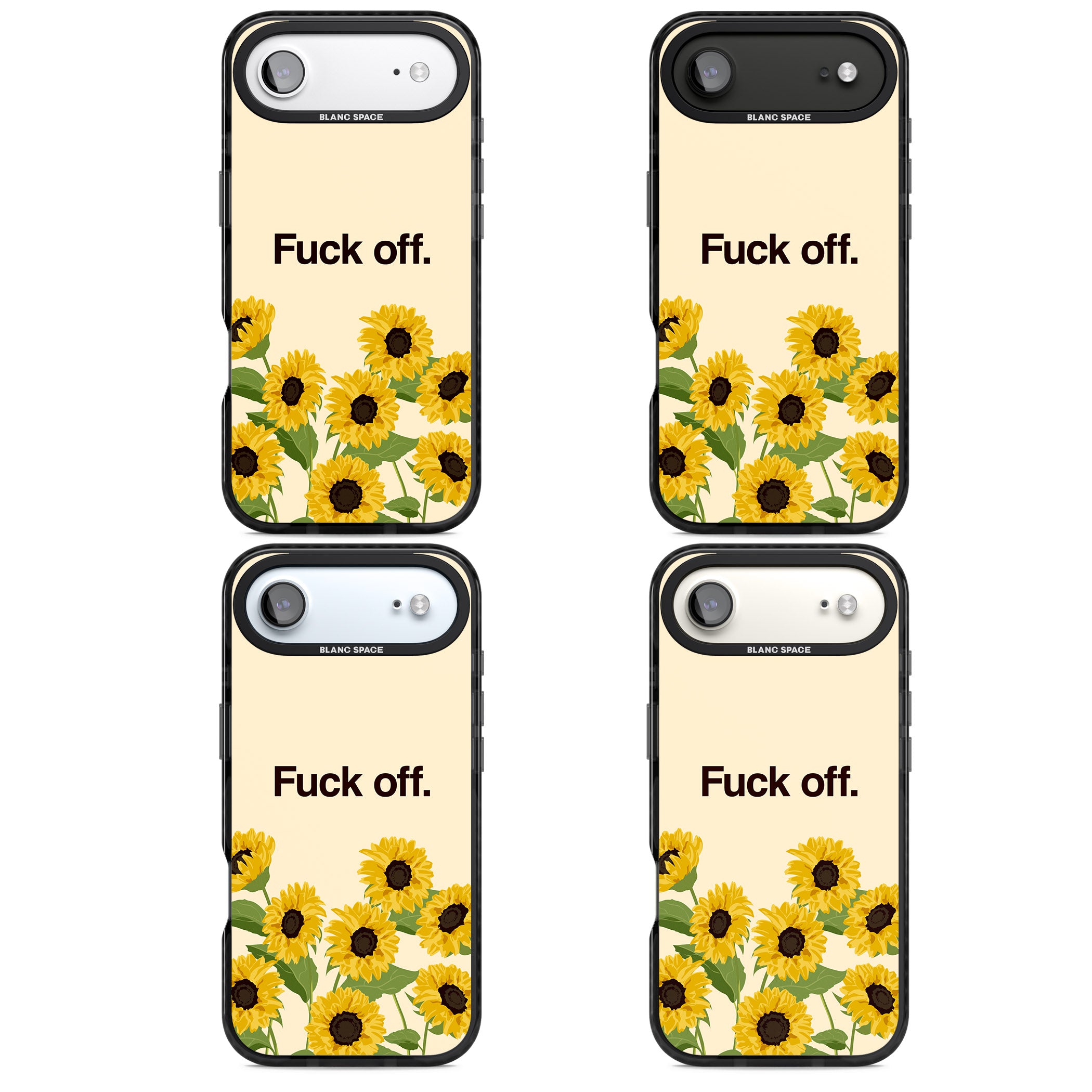 F*Ck Off iPhone 17 Air Impact Black Phone Case APT Impact Protection