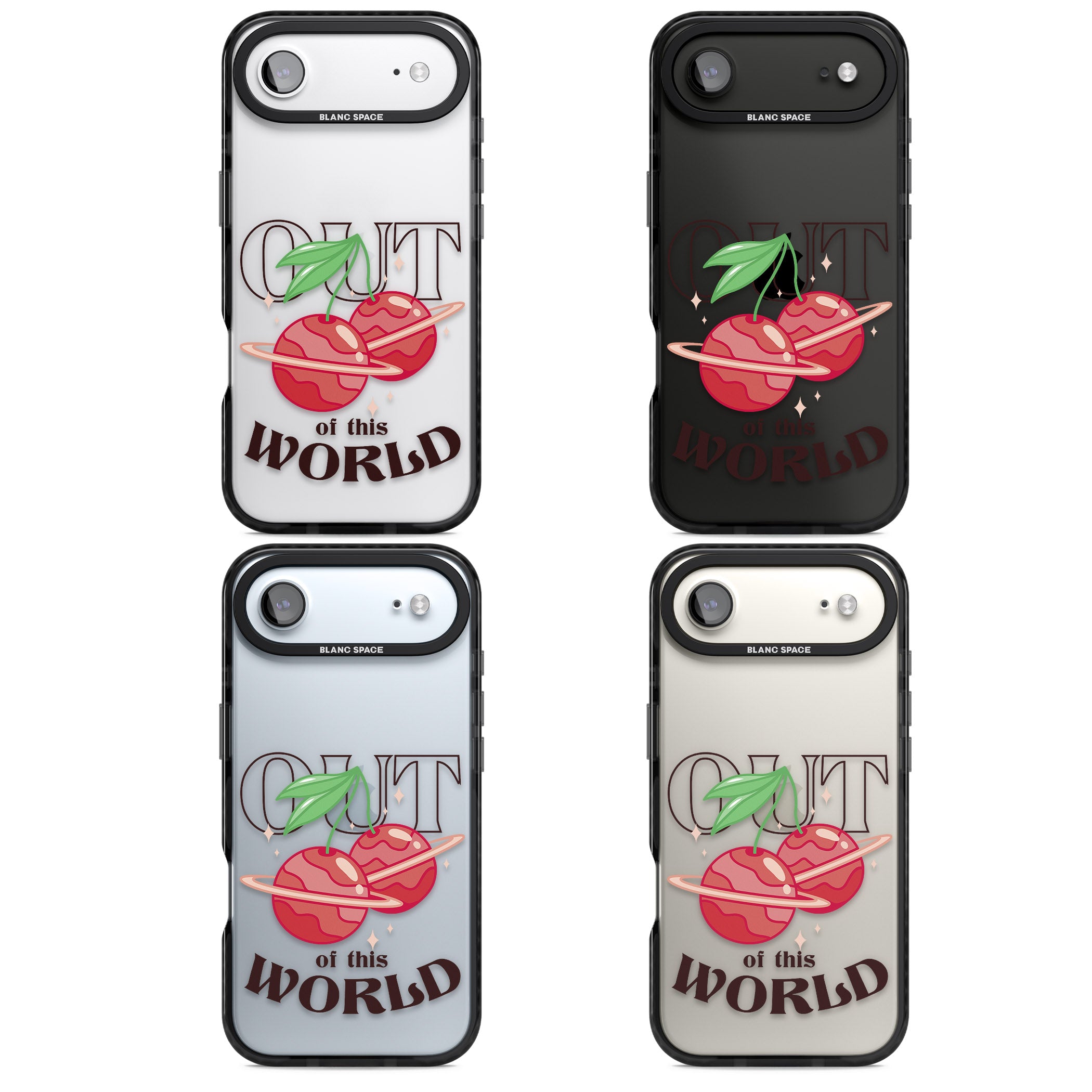 Out Of This World iPhone 17 Air Impact Black Phone Case APT Impact Protection