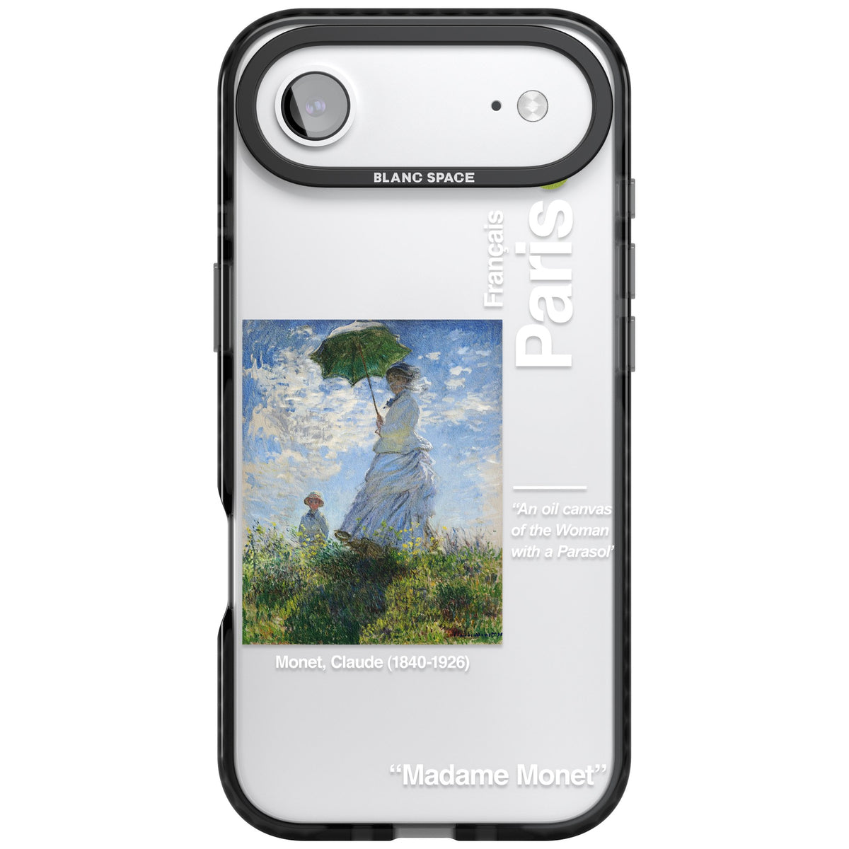 Madame Monet And Her Son iPhone Air Impact Black Phone Case front
