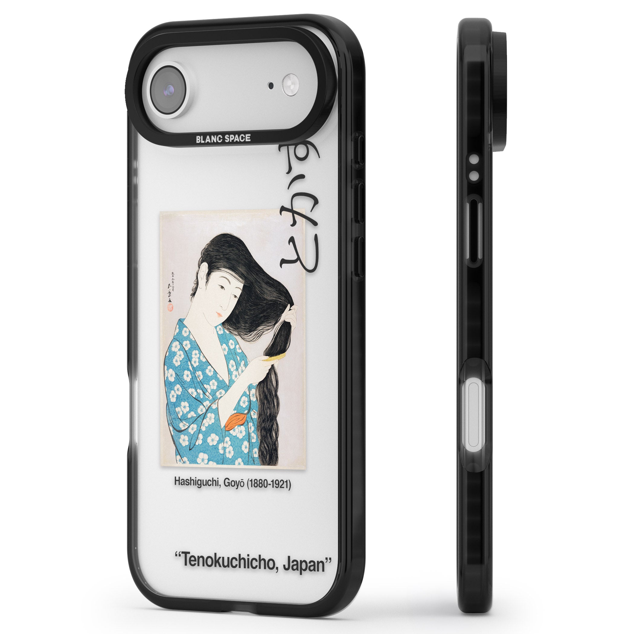 Goyo Hashiguchi iPhone 17 Air Impact Black Phone Case Side Profile