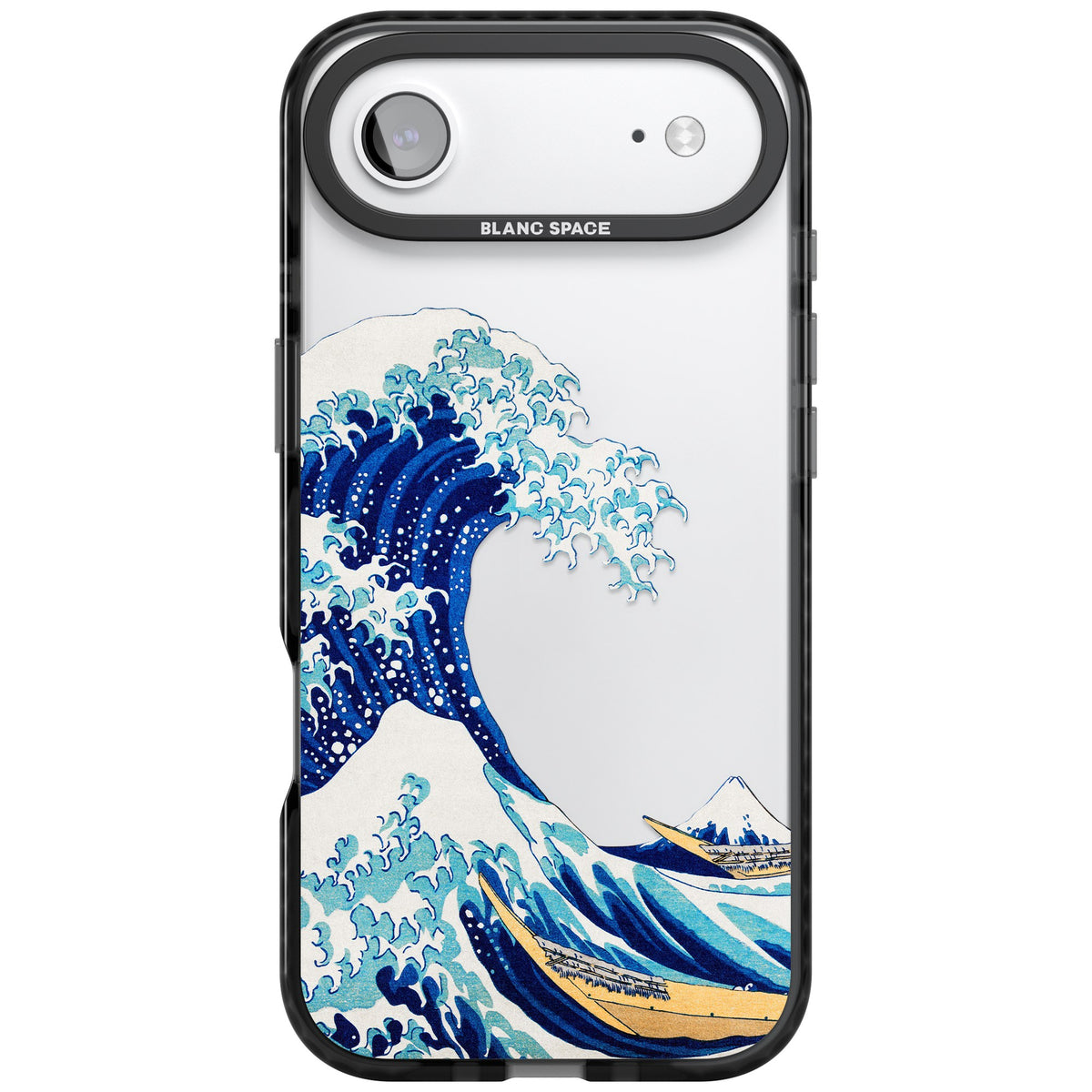 The Great Wave Of Kanagawa iPhone Air Impact Black Phone Case front