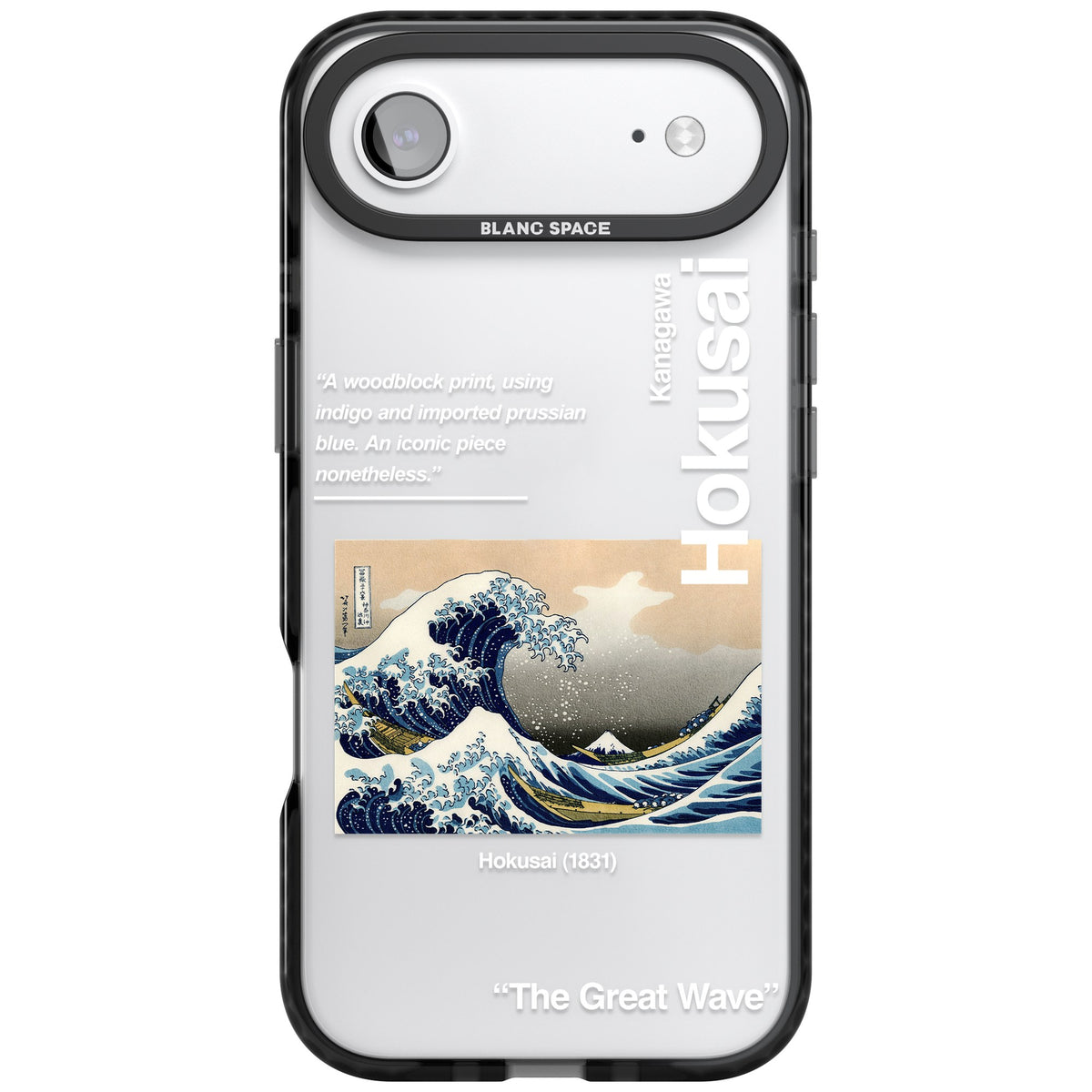 The Great Wave iPhone Air Impact Black Phone Case front