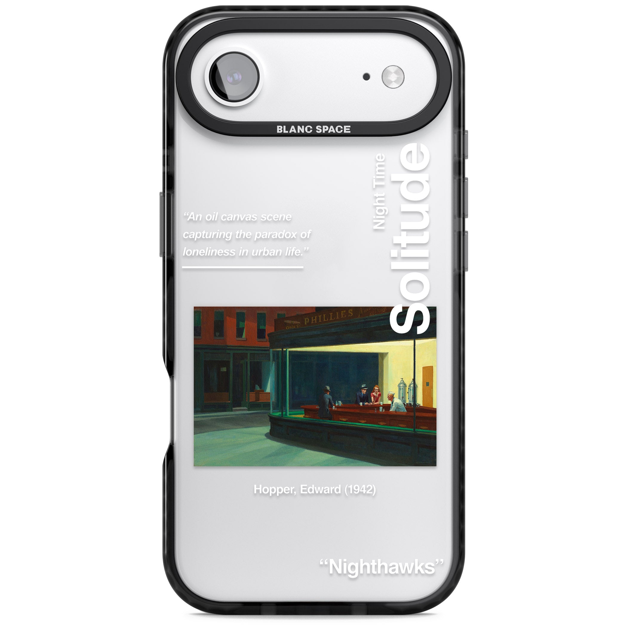Nighthawks iPhone 17 Air Impact Black Phone Case
