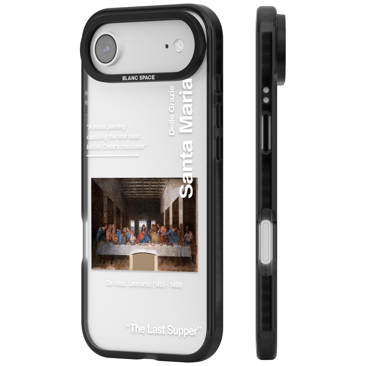 The Last Supper iPhone Air Impact Black Phone Case side