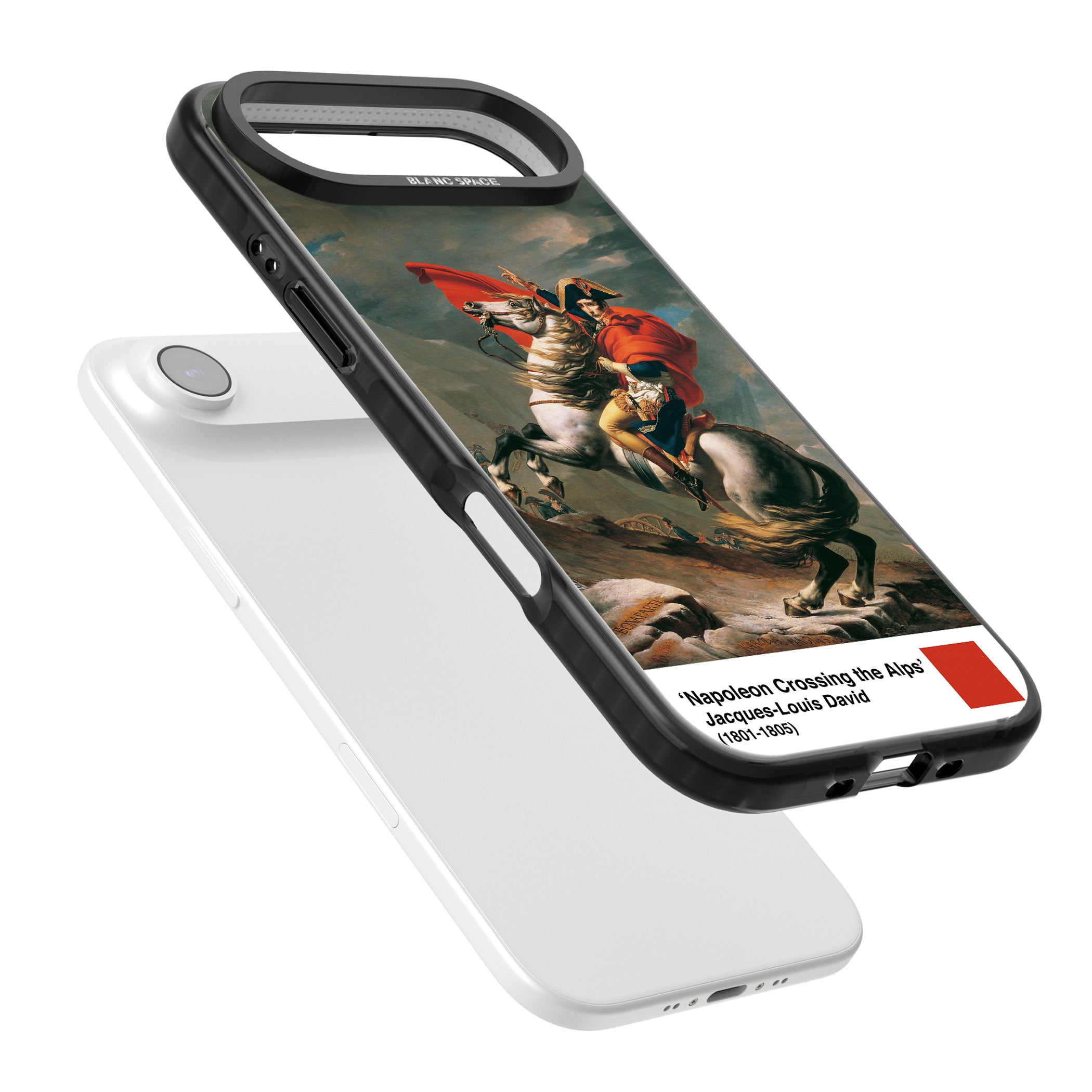 Napoleon Crossing The Alps iPhone 17 Air Impact Black Phone Case Colours
