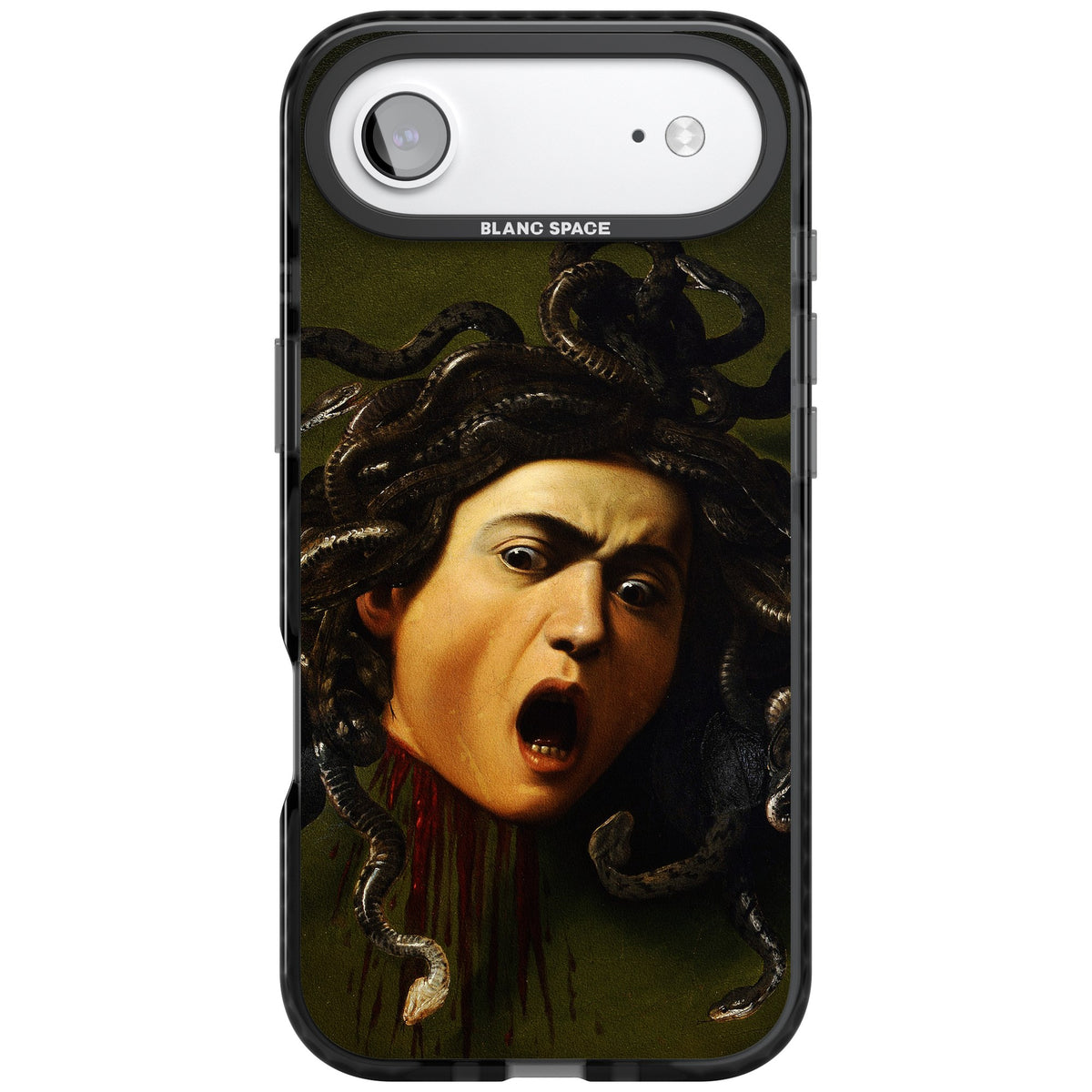 Head of Medusa iPhone Air Impact Black Phone Case front