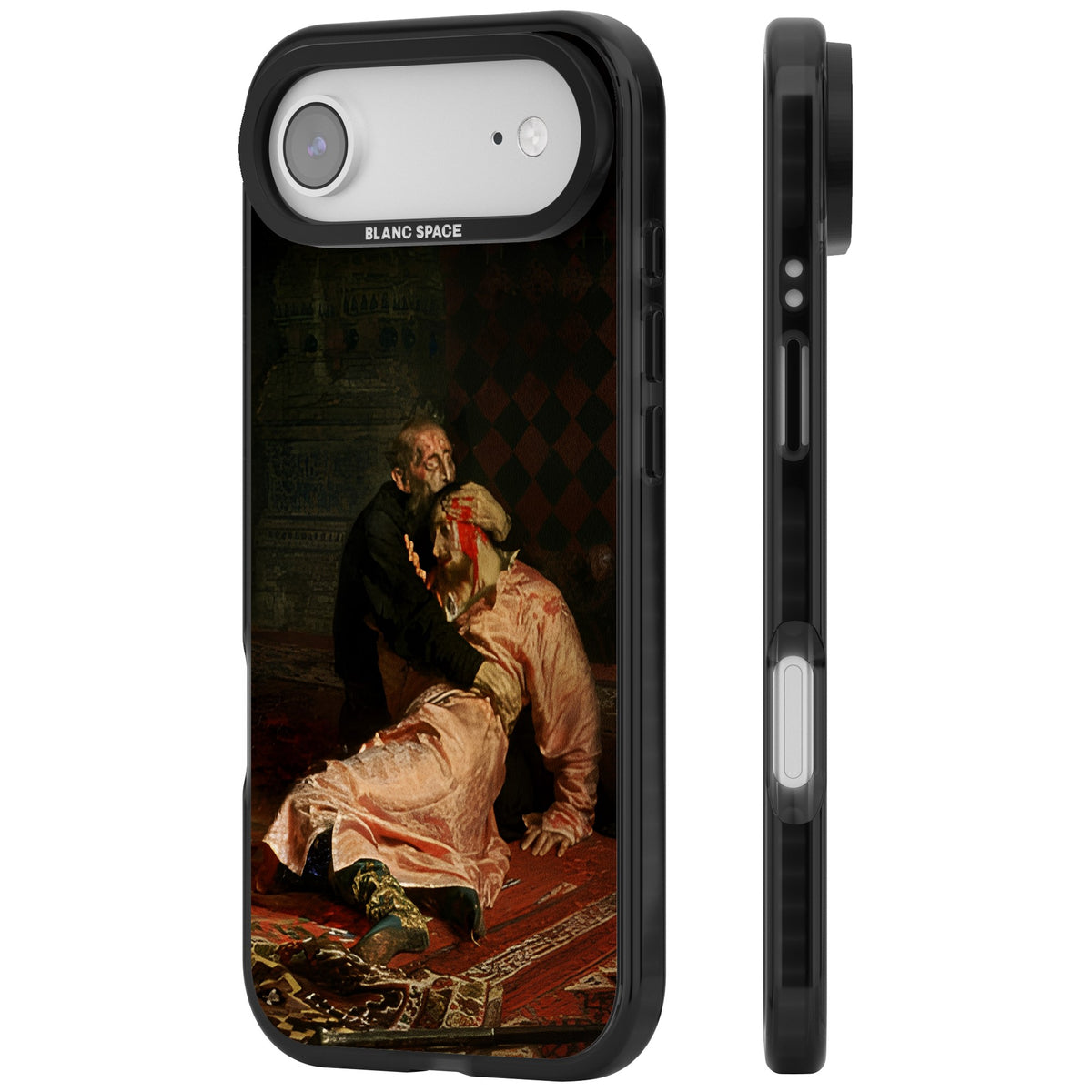 Ivan The Terrible & His Son iPhone Air Impact Black Phone Case side