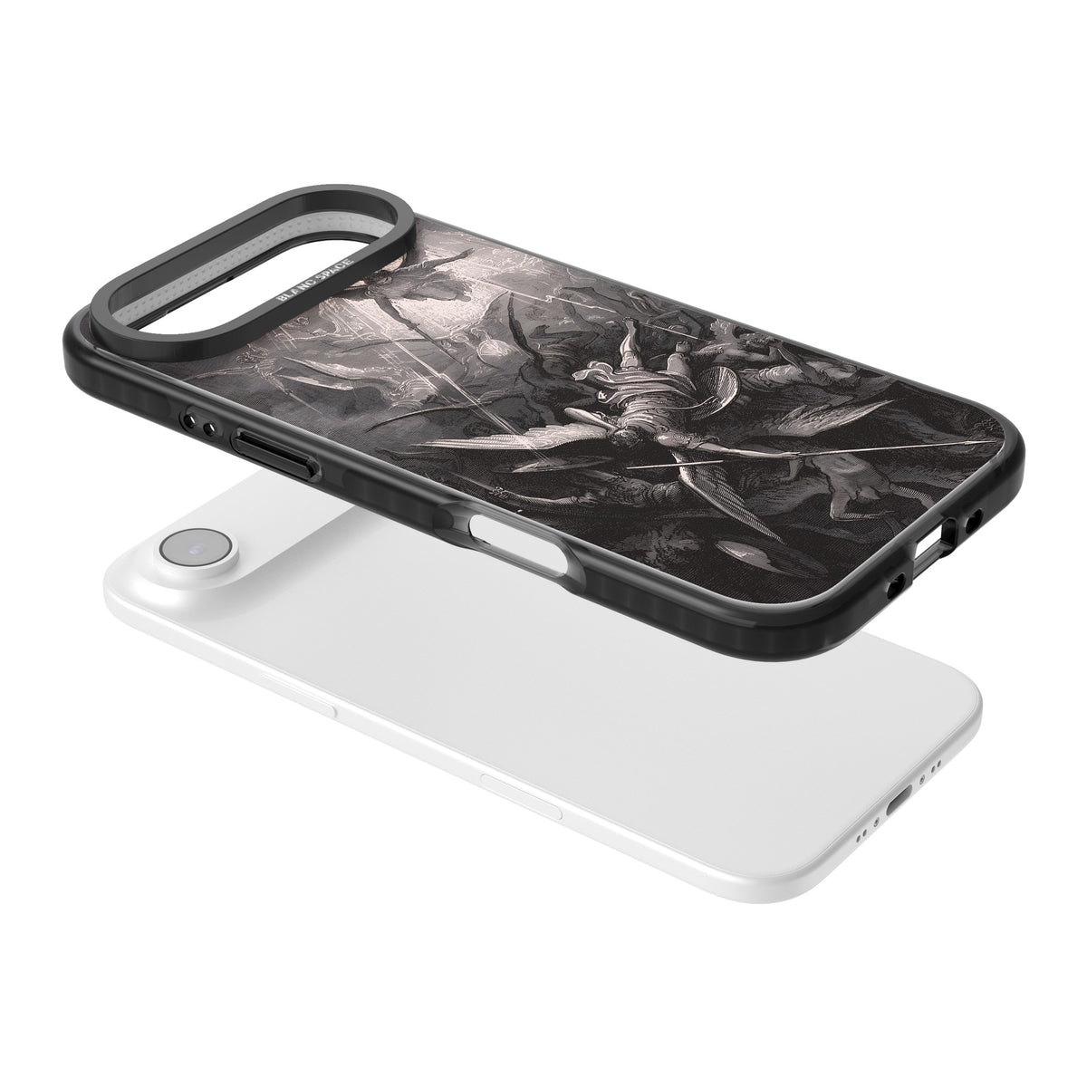 Paradise Lost iPhone Air Impact Black Phone Case angled