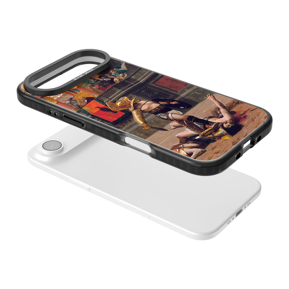 Pollice Verso iPhone Air Impact Black Phone Case angled