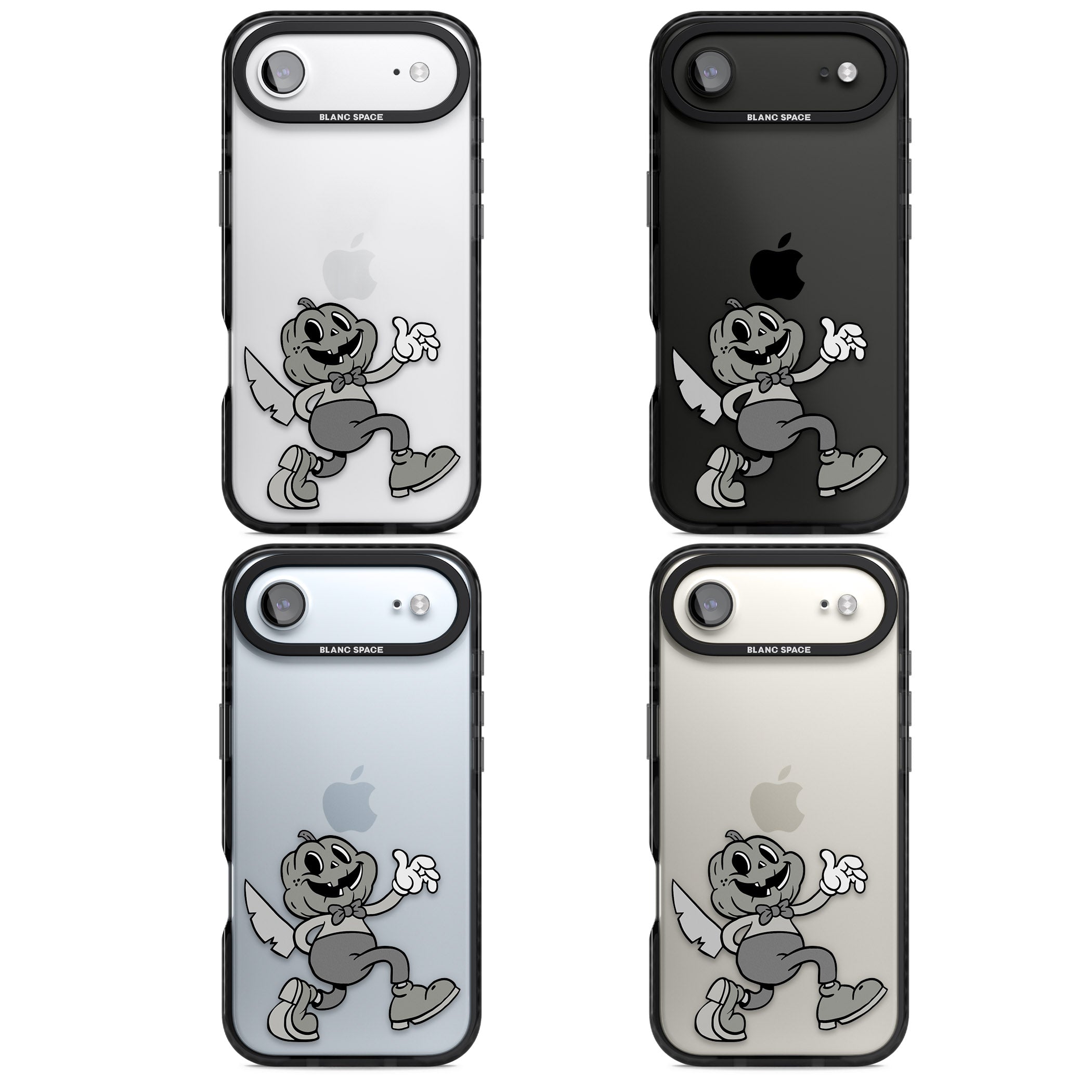 Jack O' Slasher iPhone 17 Air Impact Black Phone Case APT Impact Protection