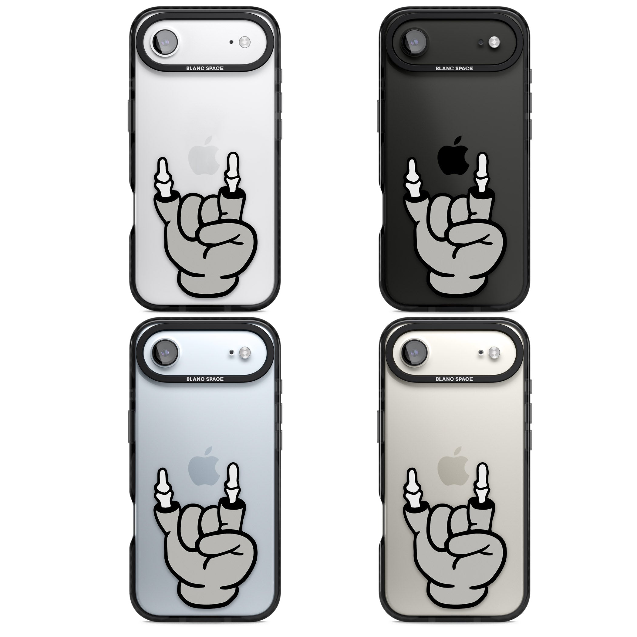 Rock 'Til You Drop iPhone 17 Air Impact Black Phone Case APT Impact Protection