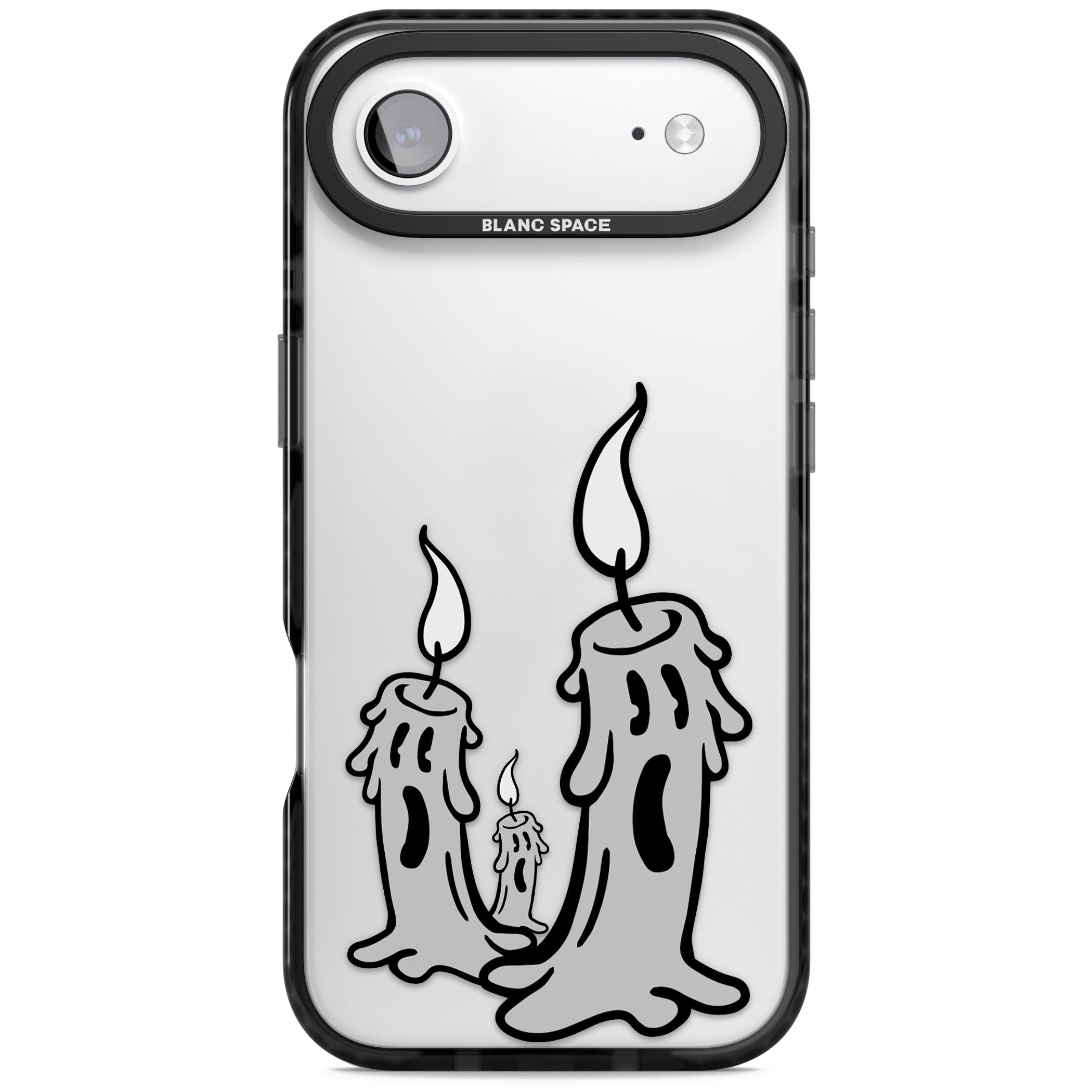 Candle Lit iPhone 17 Air Impact Black Phone Case