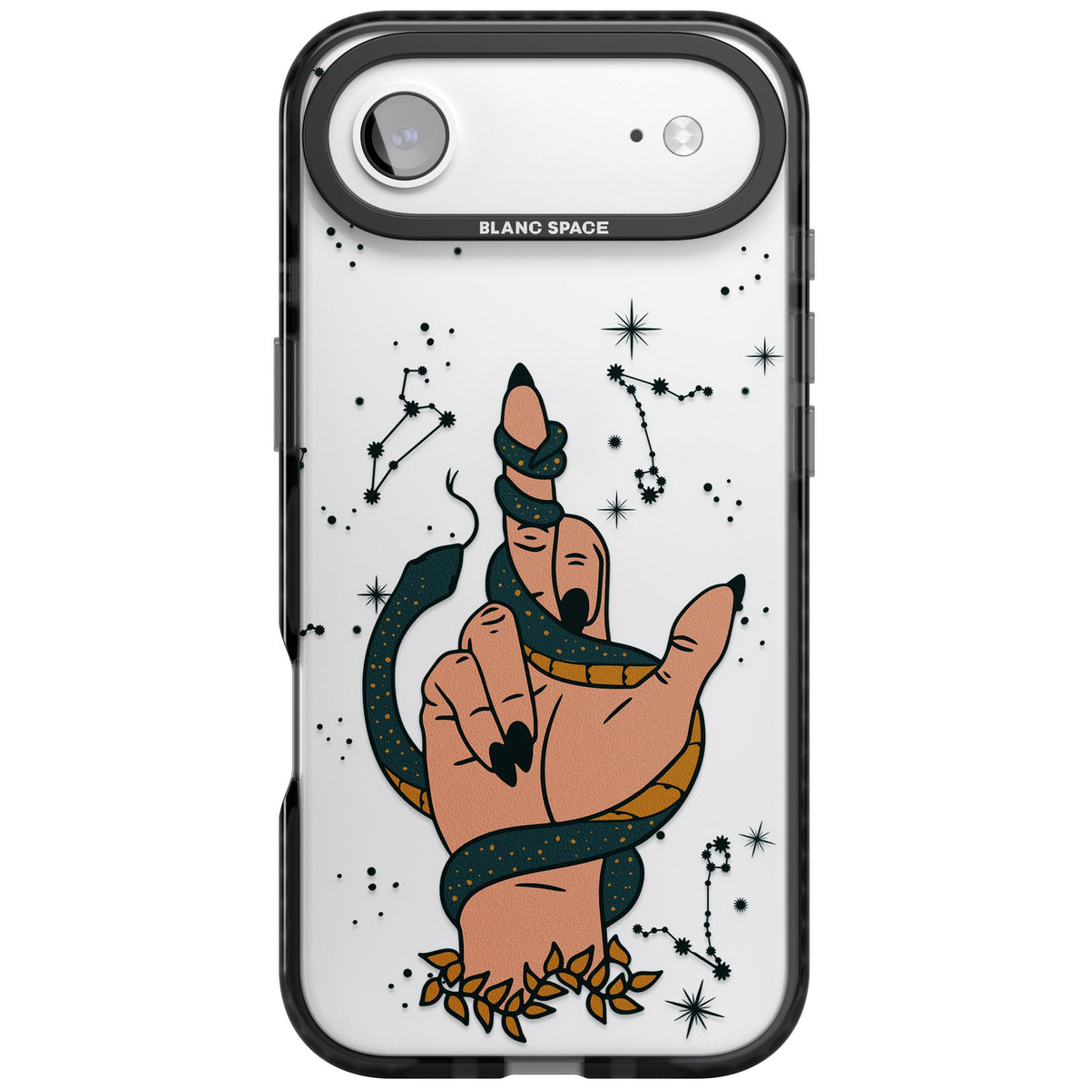 Snakes, Stars And Cynicism iPhone Air Impact Black Phone Case front