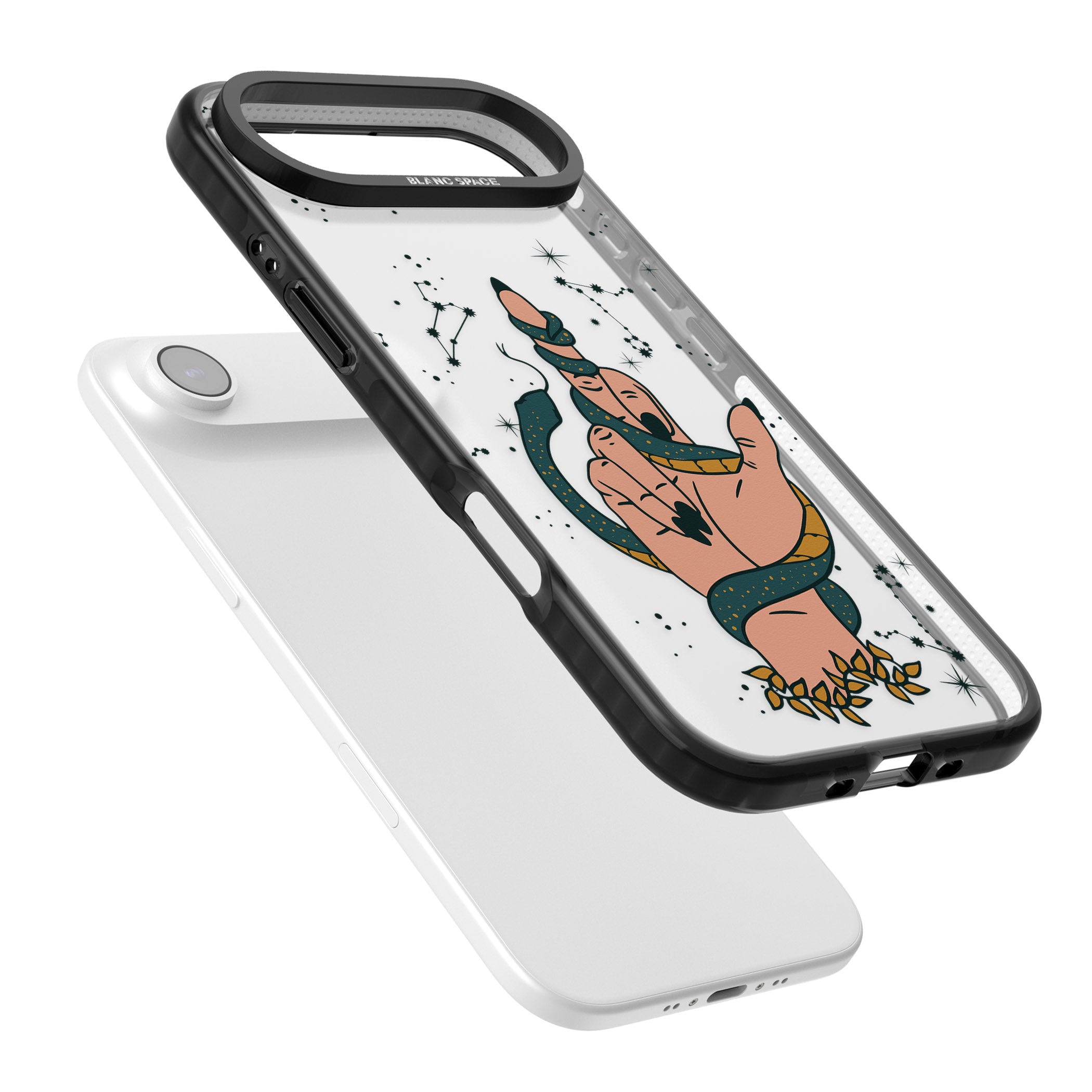 Snakes, Stars And Cynicism iPhone 17 Air Impact Black Phone Case Colours