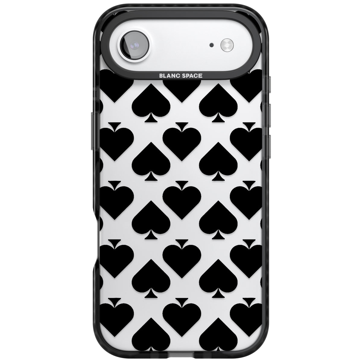 Black Spades iPhone Air Impact Black Phone Case front