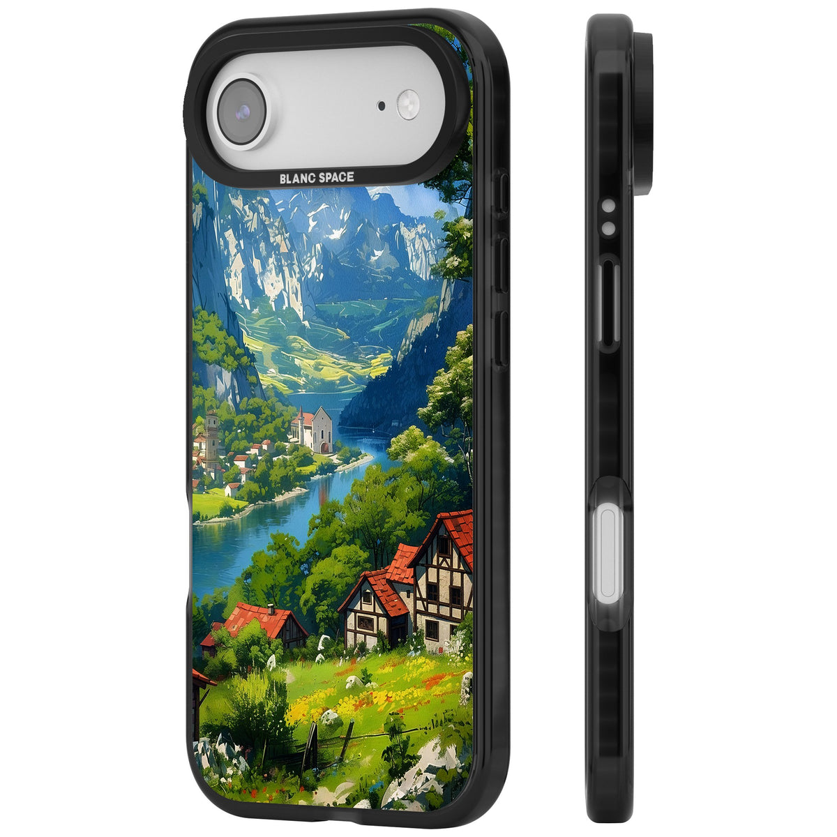 Village In The Valley iPhone Air Impact Black Phone Case side