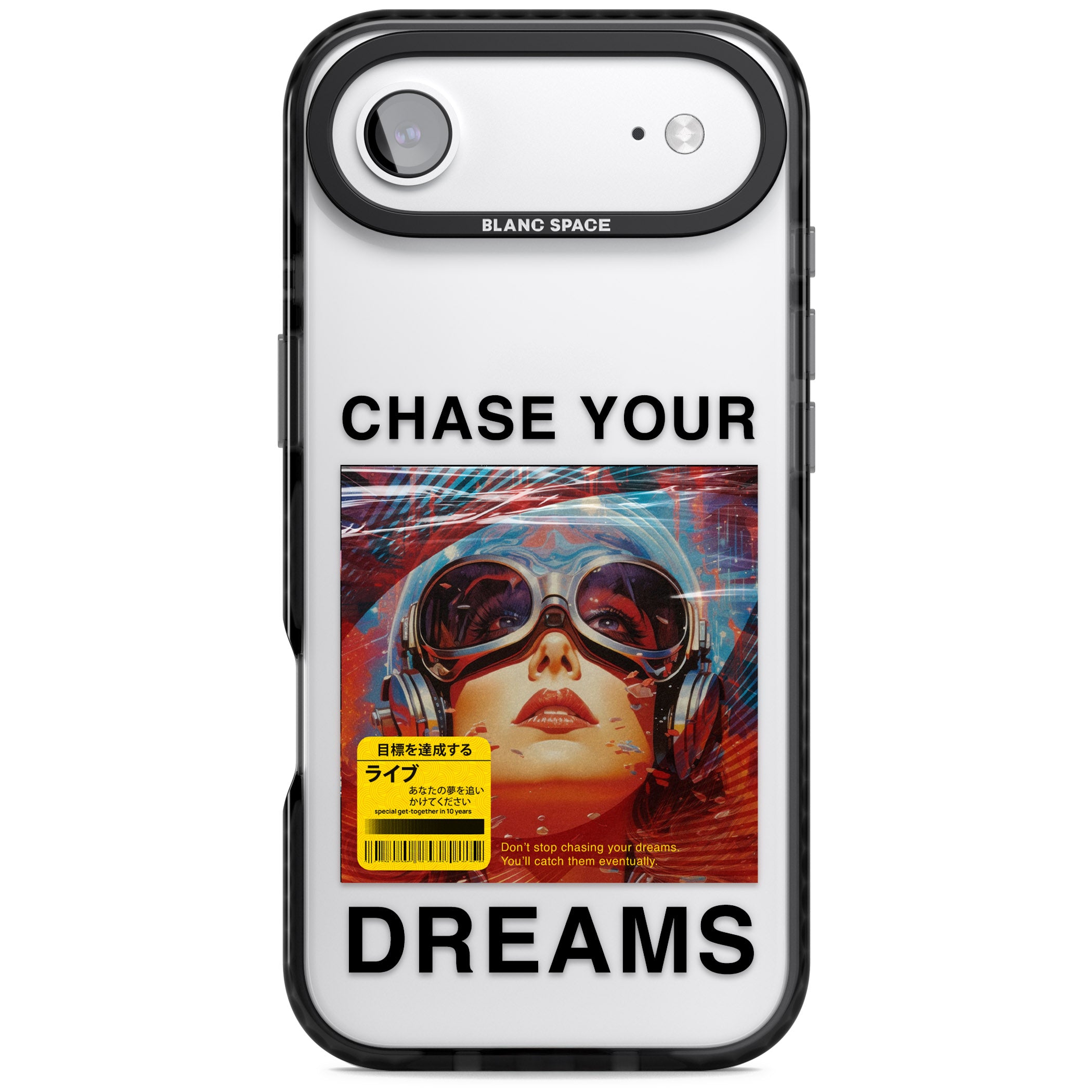 Chase Your Dreams iPhone 17 Air Impact Black Phone Case