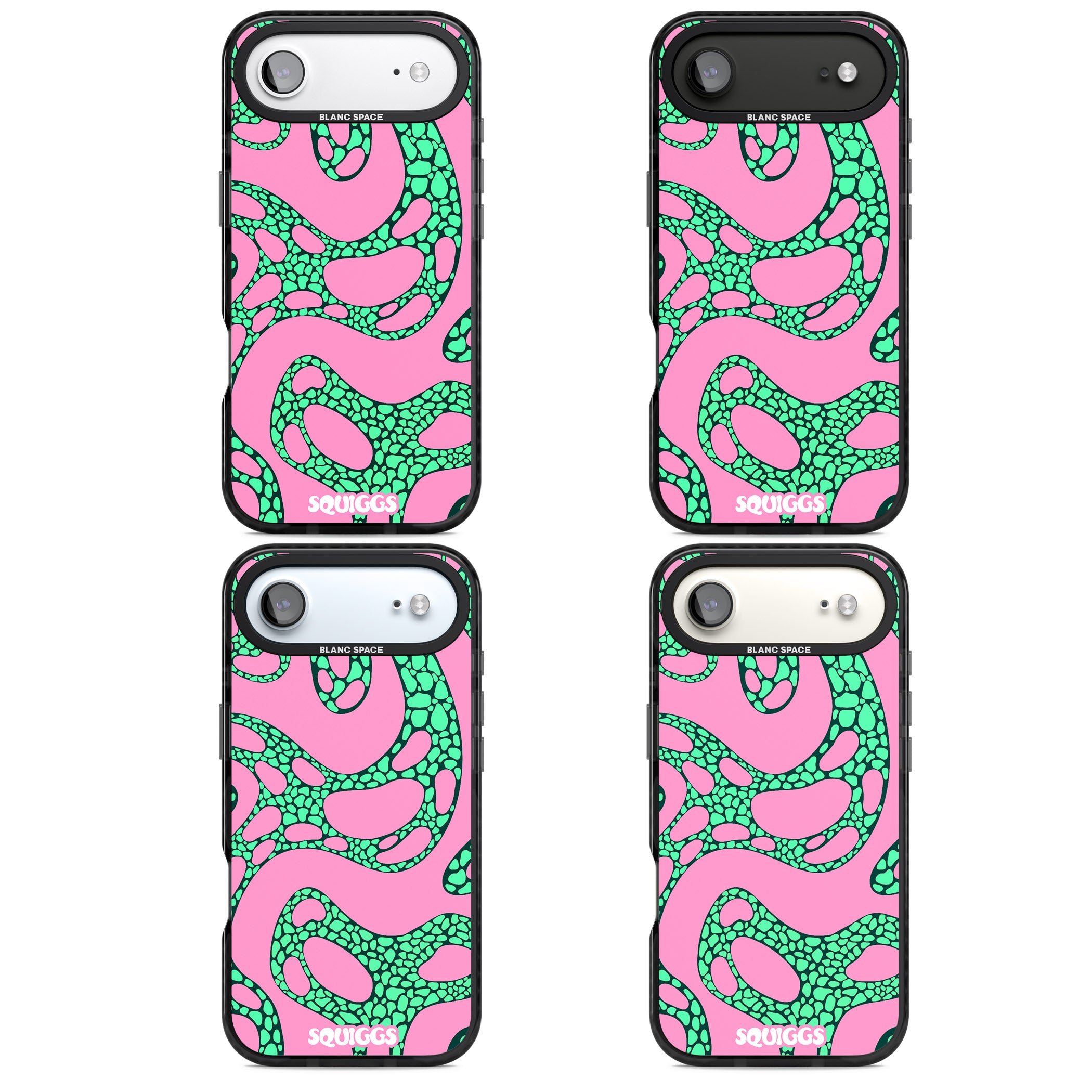 Alien Glow iPhone 17 Air Impact Black Phone Case APT Impact Protection