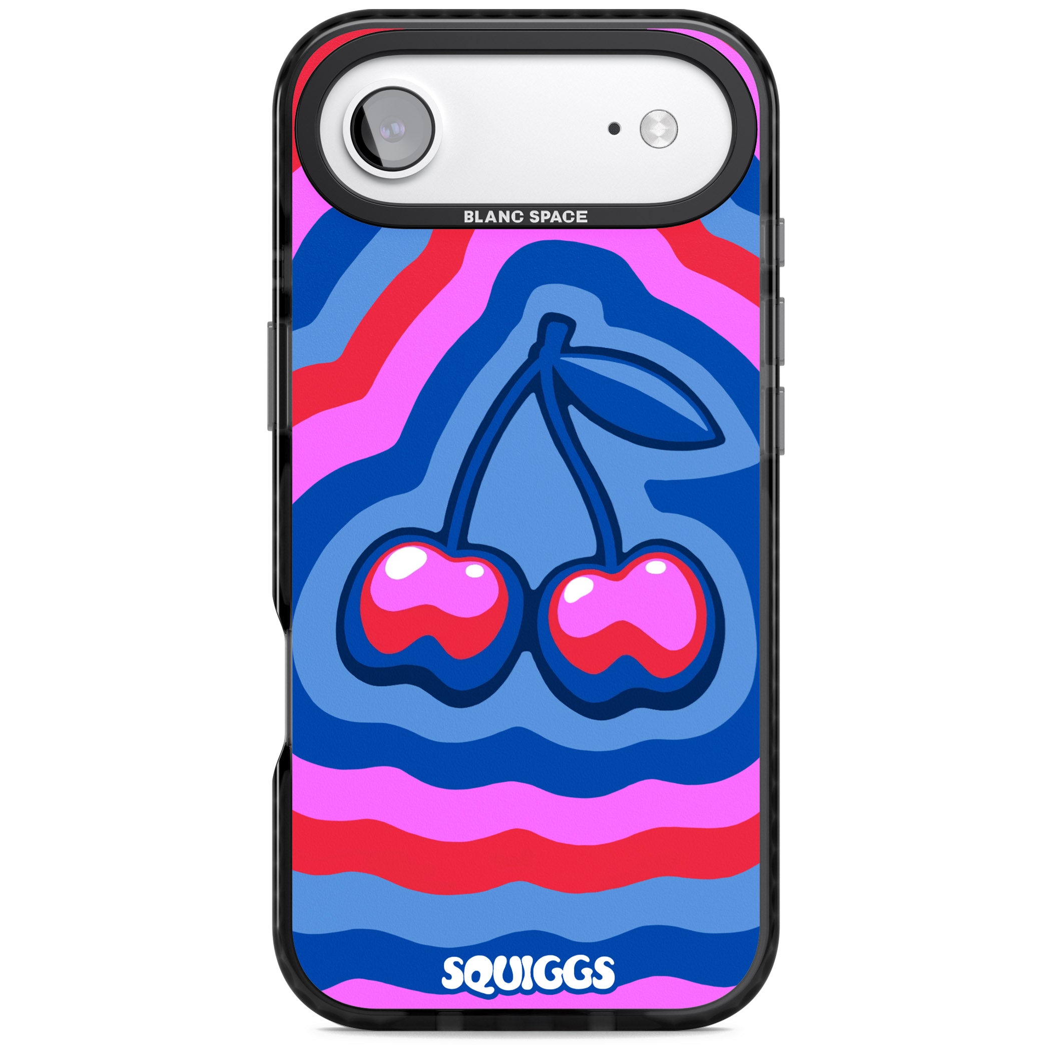 Cherry Rainbow iPhone 17 Air Impact Black Phone Case