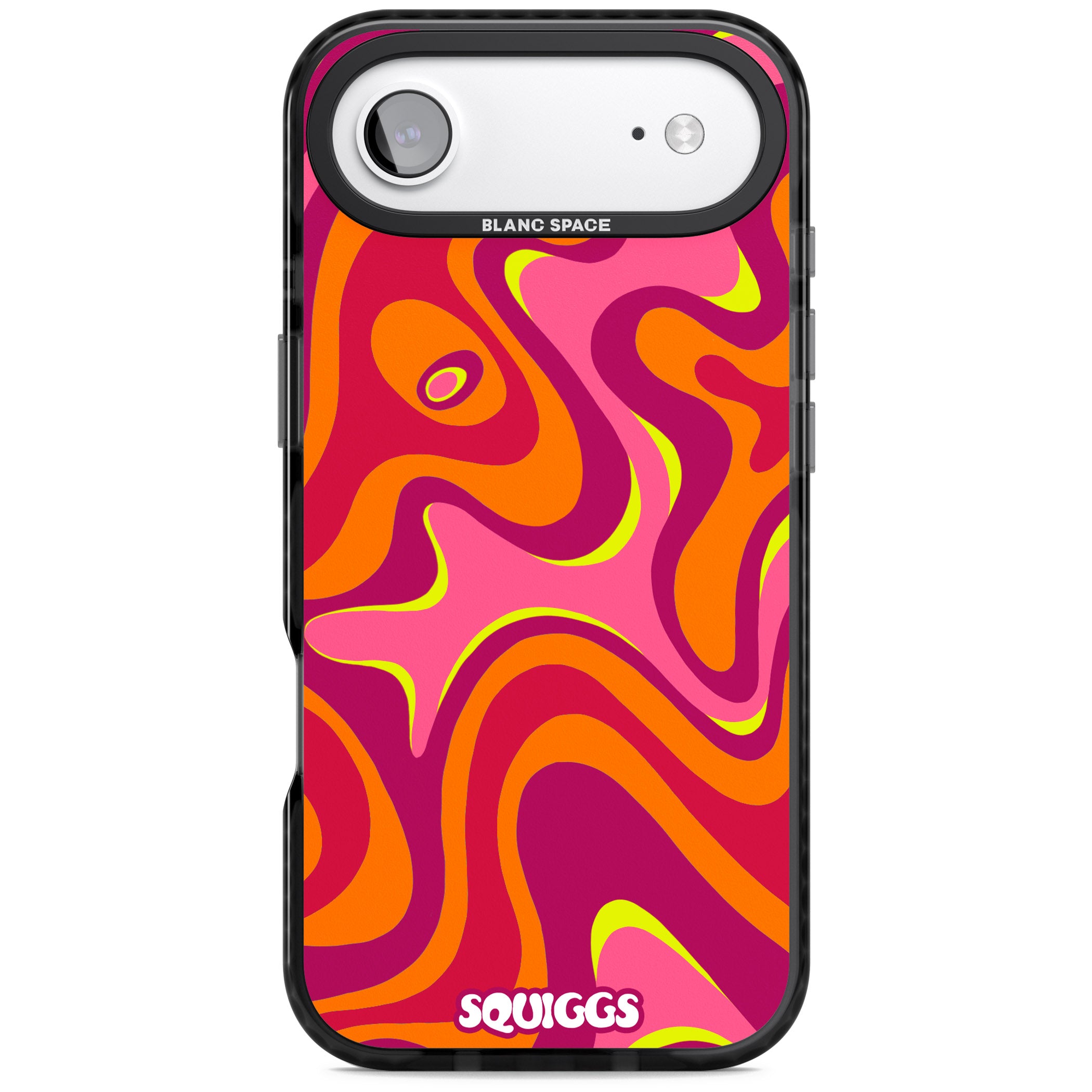 Hot Lava iPhone 17 Air Impact Black Phone Case