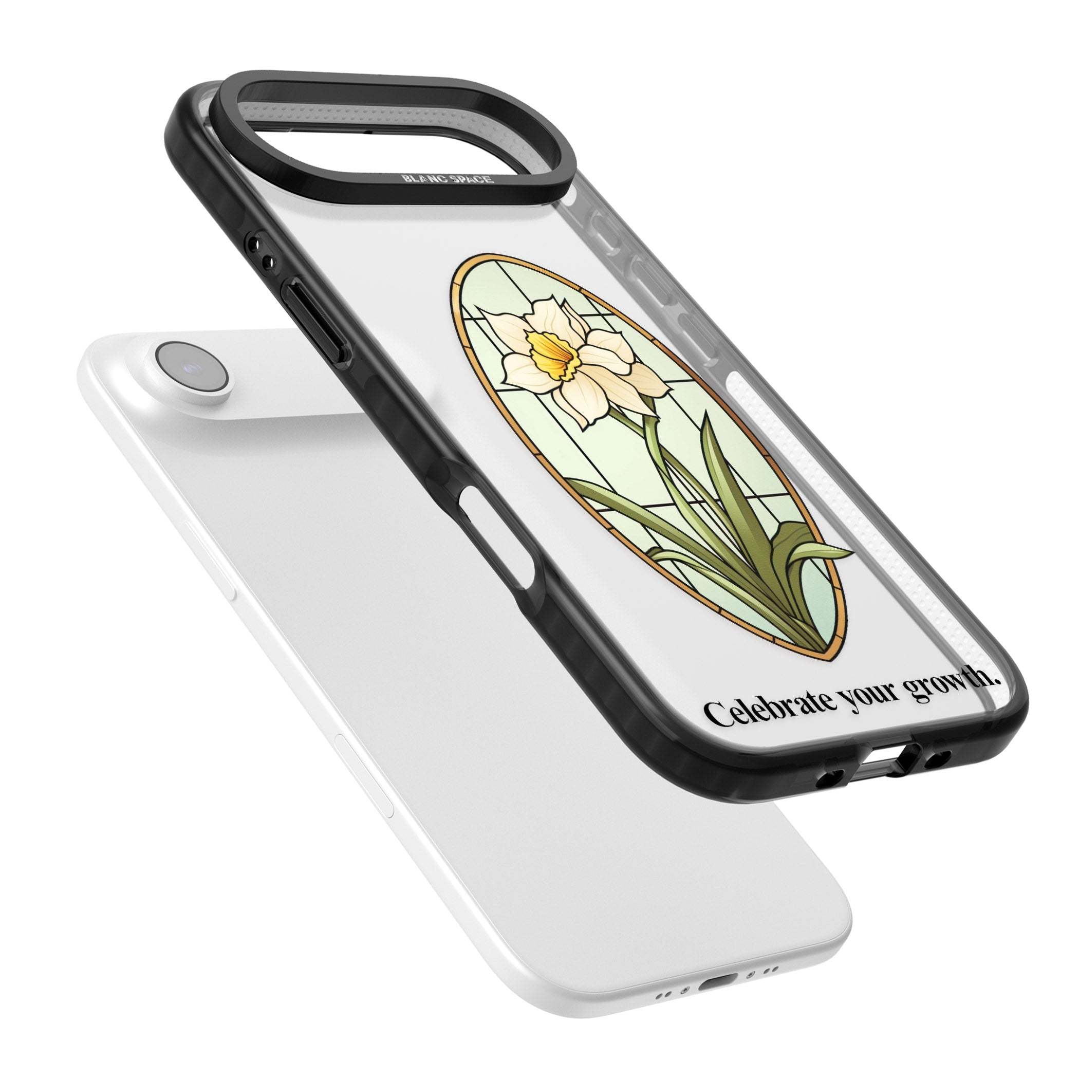Celebrate Your Growth iPhone 17 Air Impact Black Phone Case Colours