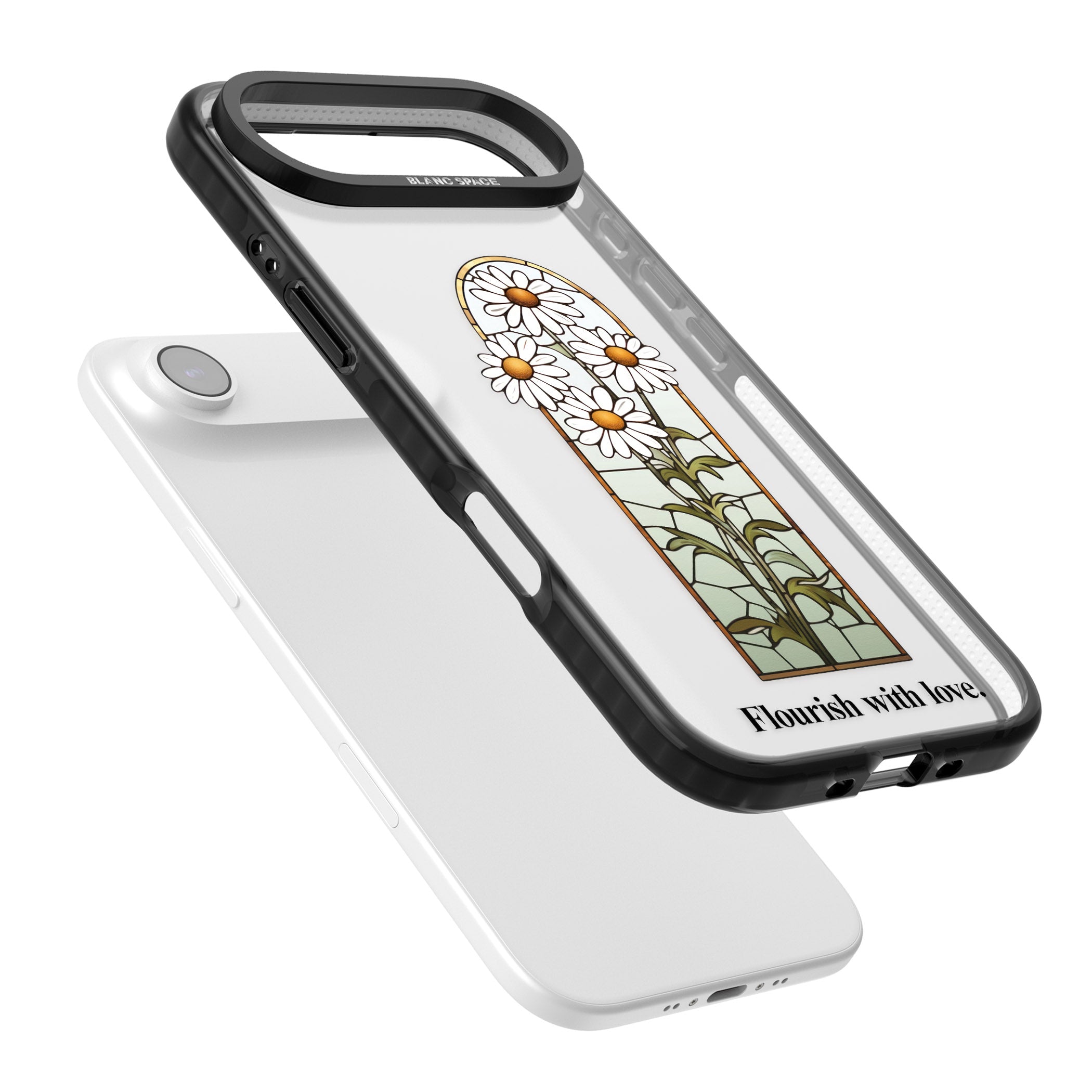 Flourish With Love iPhone 17 Air Impact Black Phone Case Colours