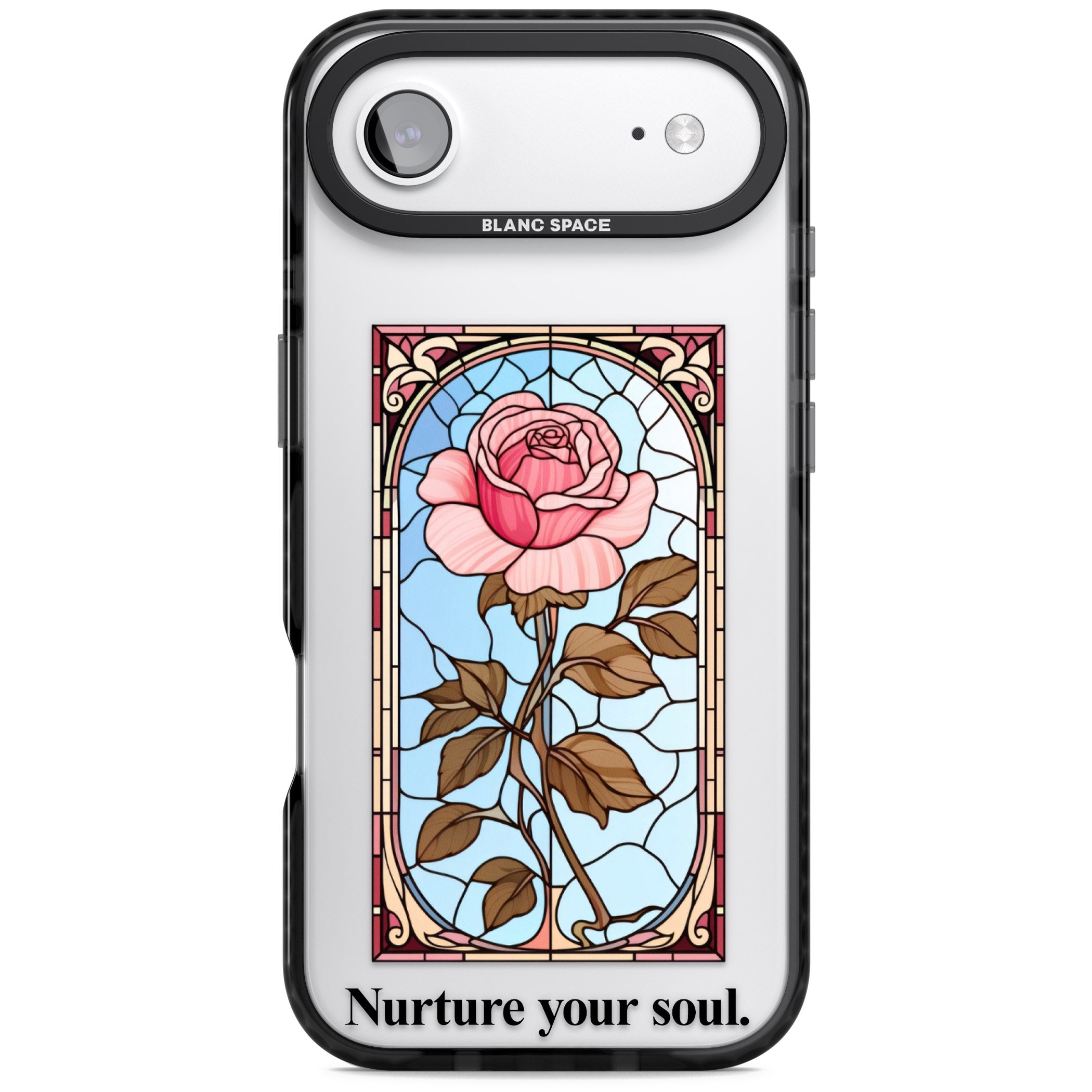 Nurture Your Soul iPhone 17 Air Impact Black Phone Case