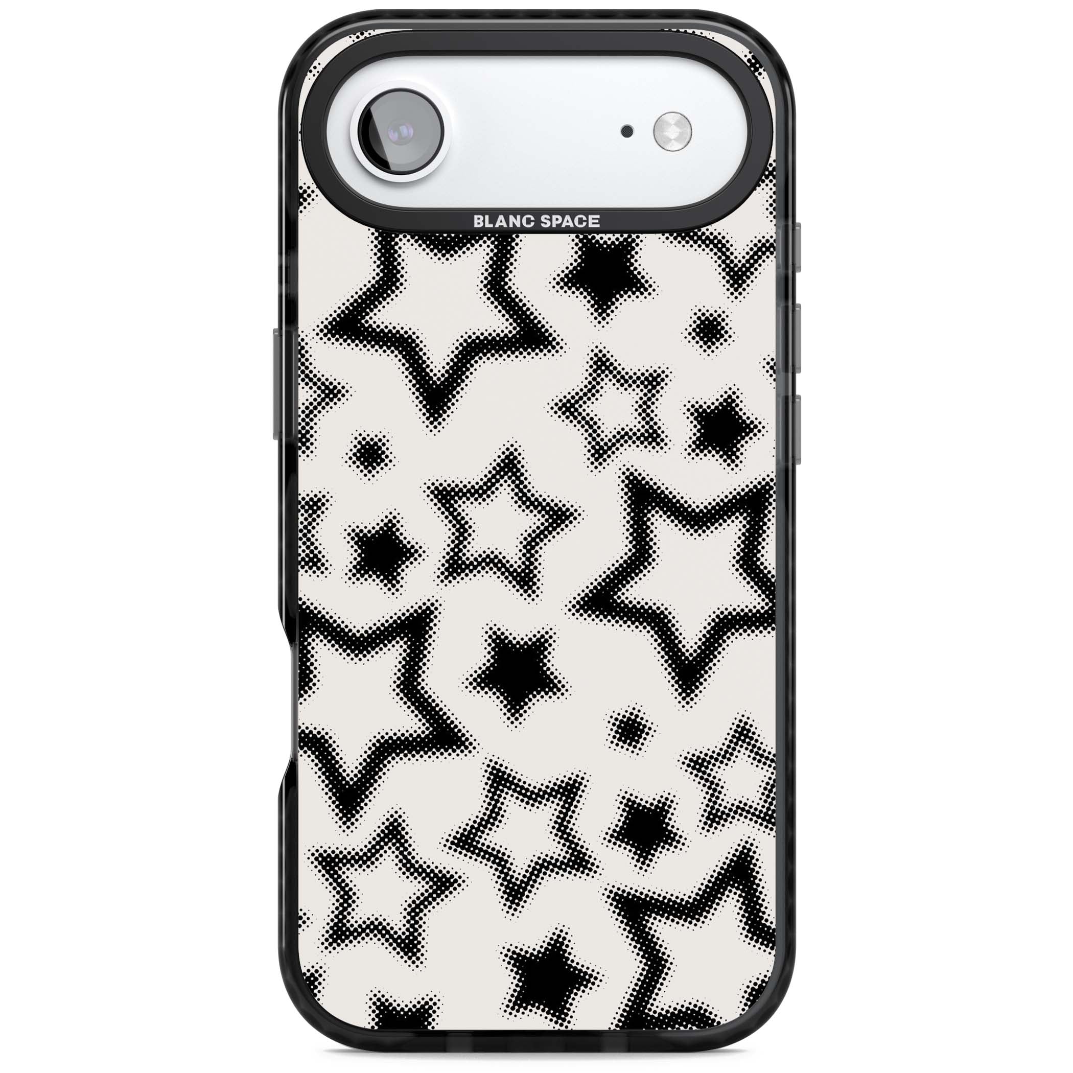 Black Halftone Stars