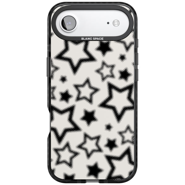 Black Halftone Stars