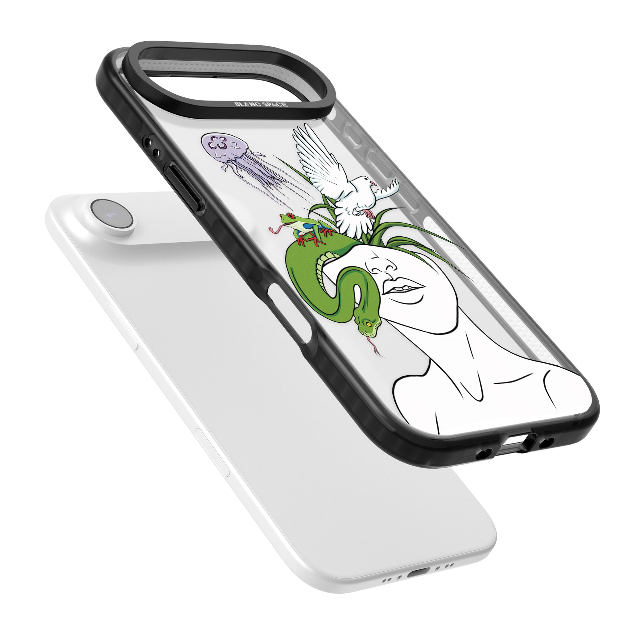 Wild Thoughts iPhone 17 Air Impact Black Phone Case Colours