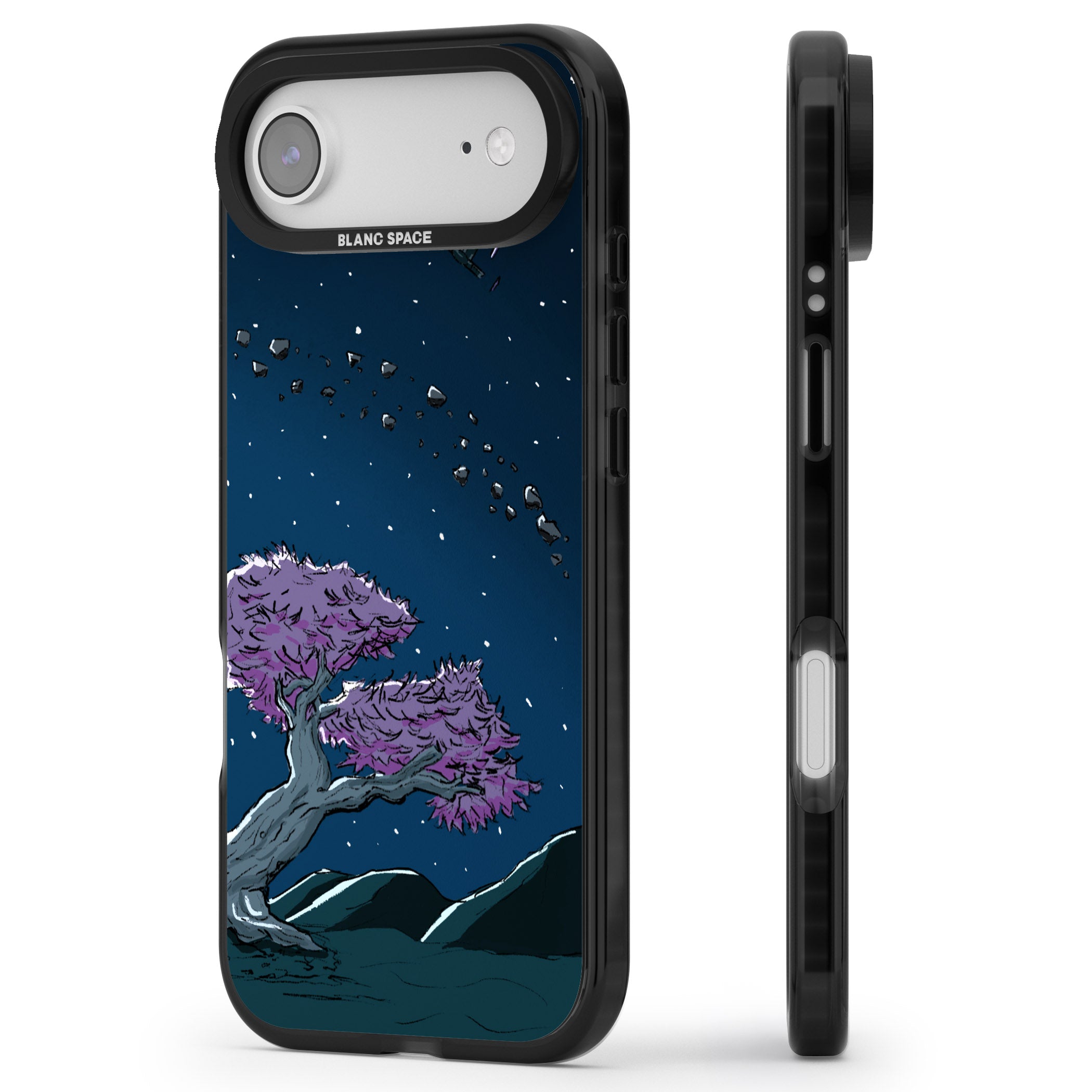 Orbit iPhone 17 Air Impact Black Phone Case Side Profile