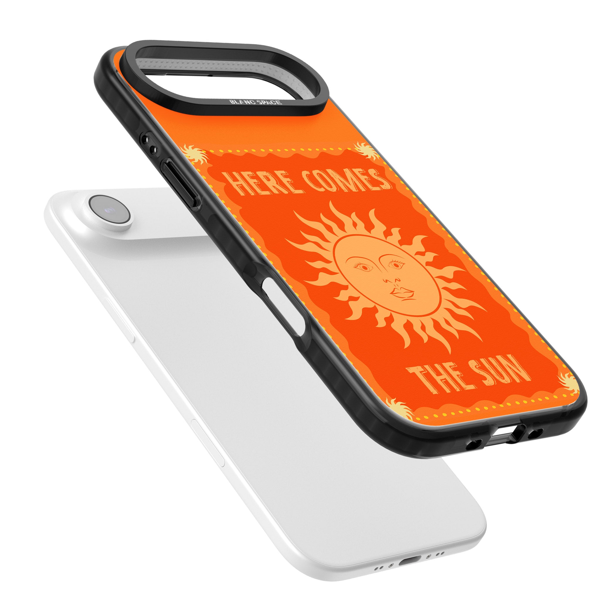 Retro Here Comes The Sun iPhone 17 Air Impact Black Phone Case Colours