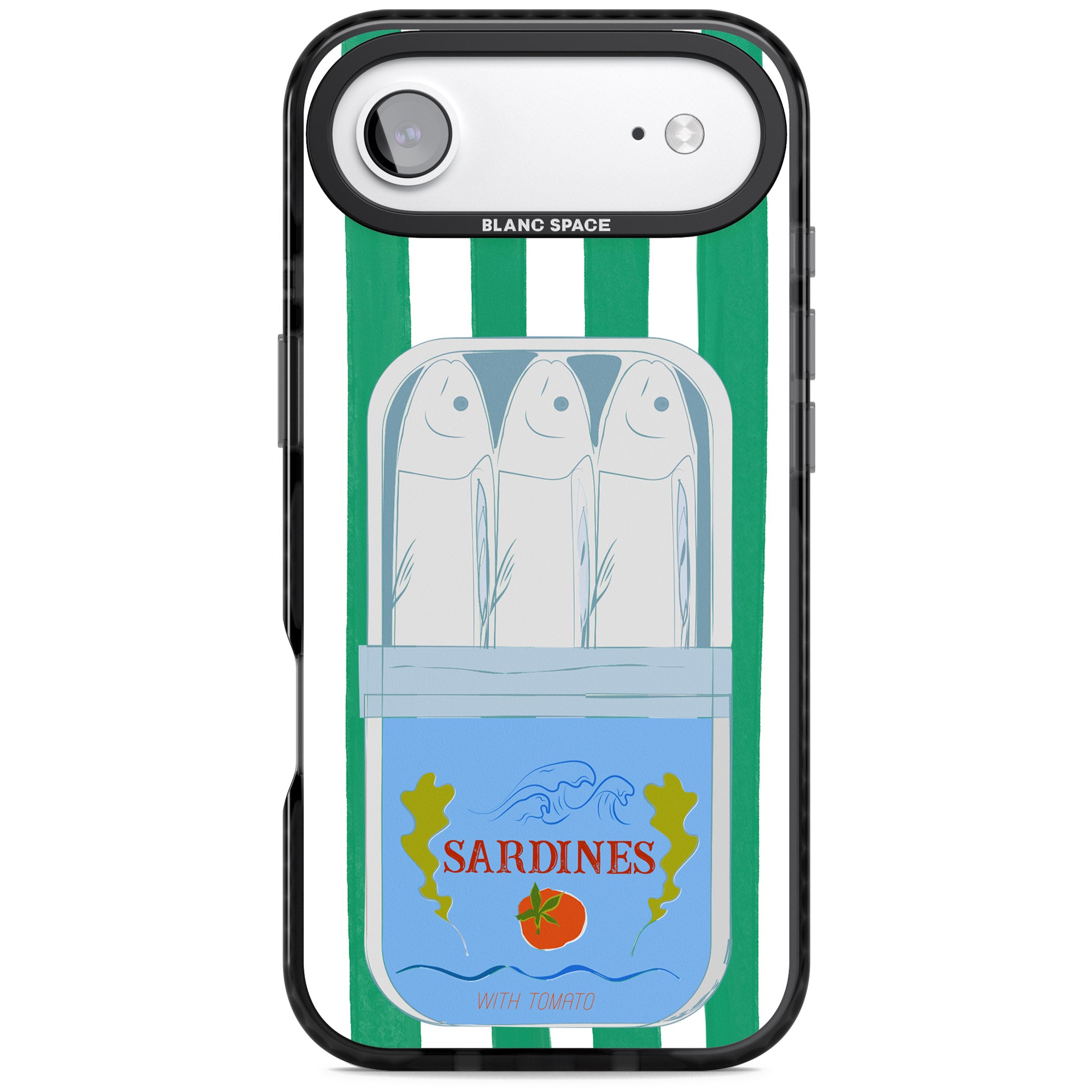 Italian Coastal Sardines iPhone 17 Air Impact Black Phone Case