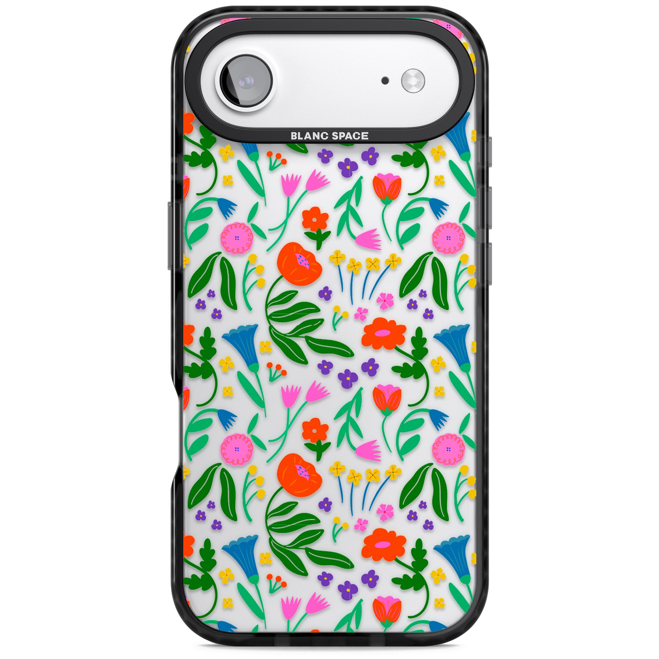 Summer Floral Fiesta iPhone 17 Air Impact Black Phone Case