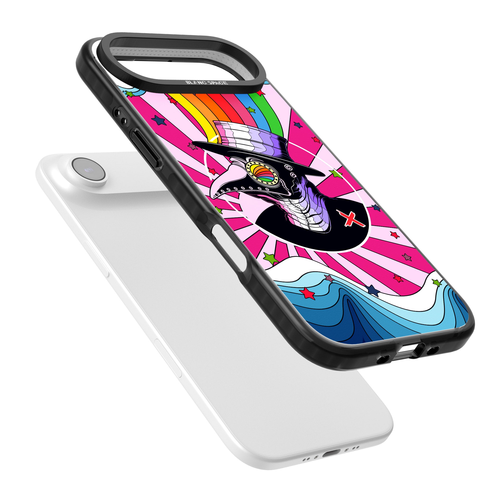 Plague Doctor Passion iPhone 17 Air Impact Black Phone Case Colours